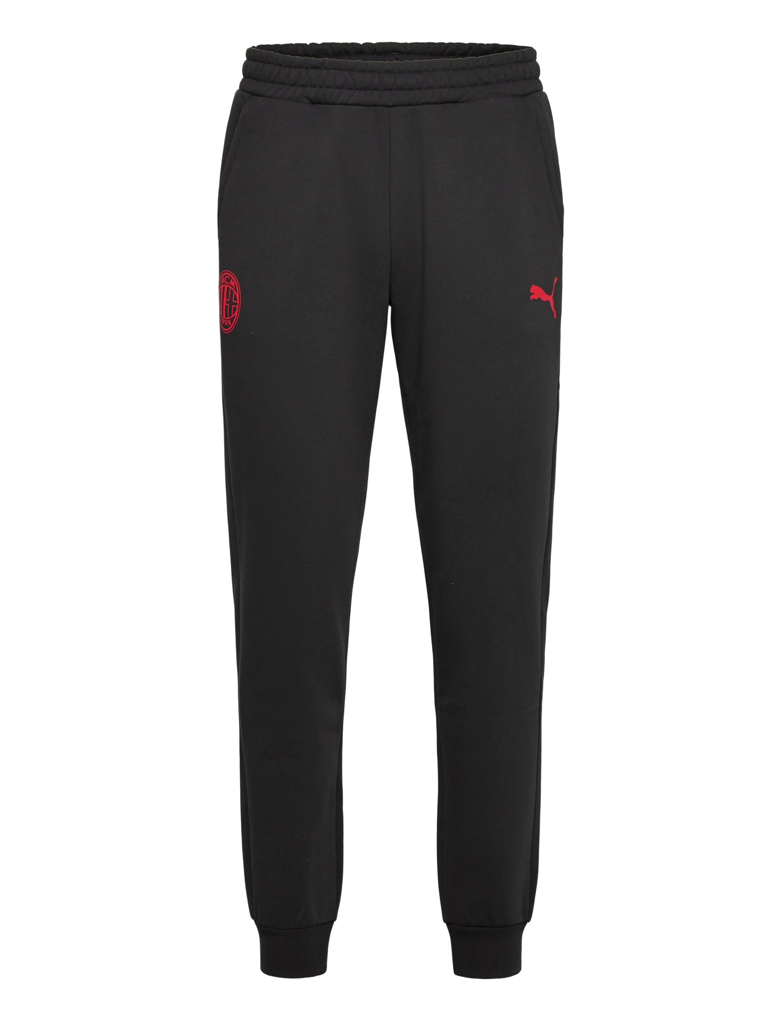 PUMA ACM ESS Pants - Sweatpants - PUMA BLACK-FOR ALL TIME RED / black