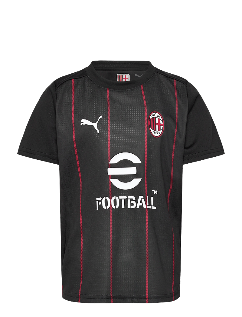 PUMA - ACM Prematch SS Jersey Jr - sportoberteile - puma black-for all time red - 0