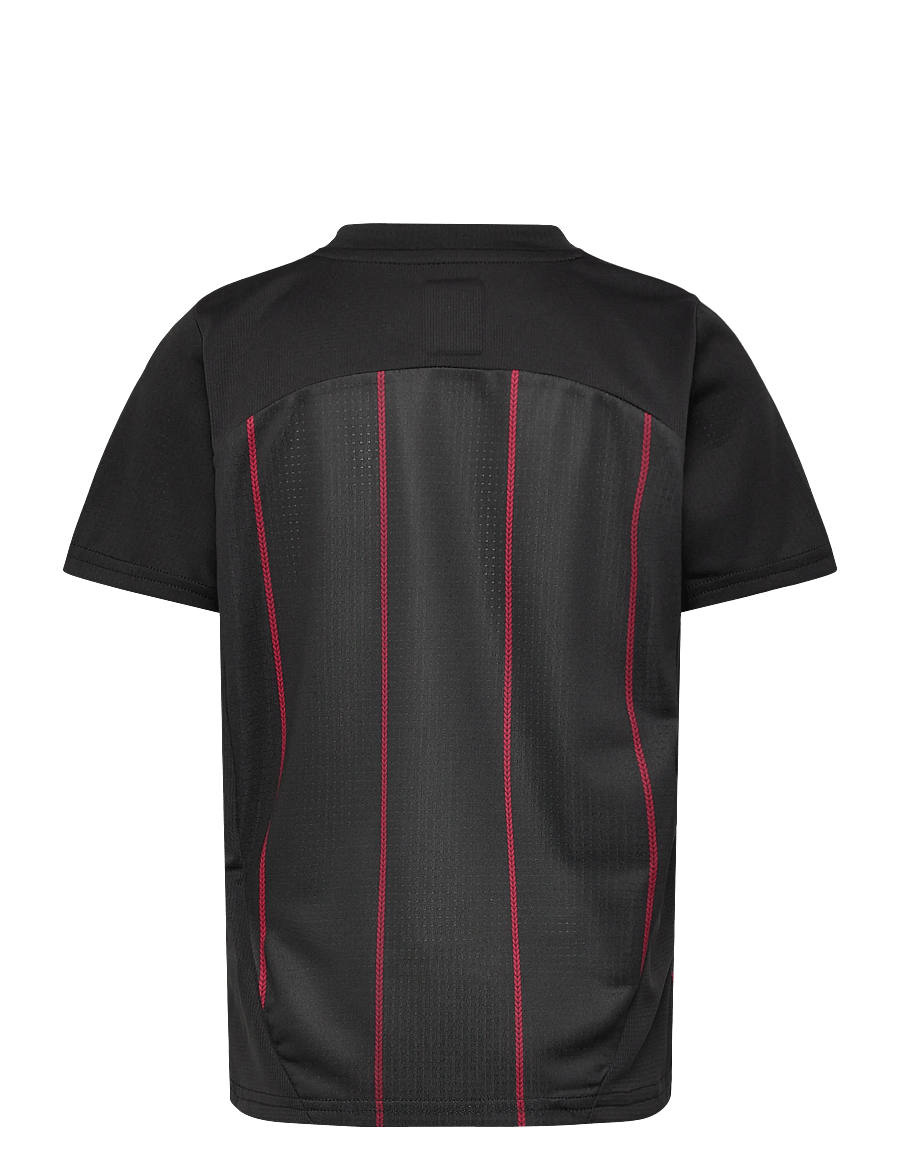 PUMA - ACM Prematch SS Jersey Jr - sportoberteile - puma black-for all time red - 1