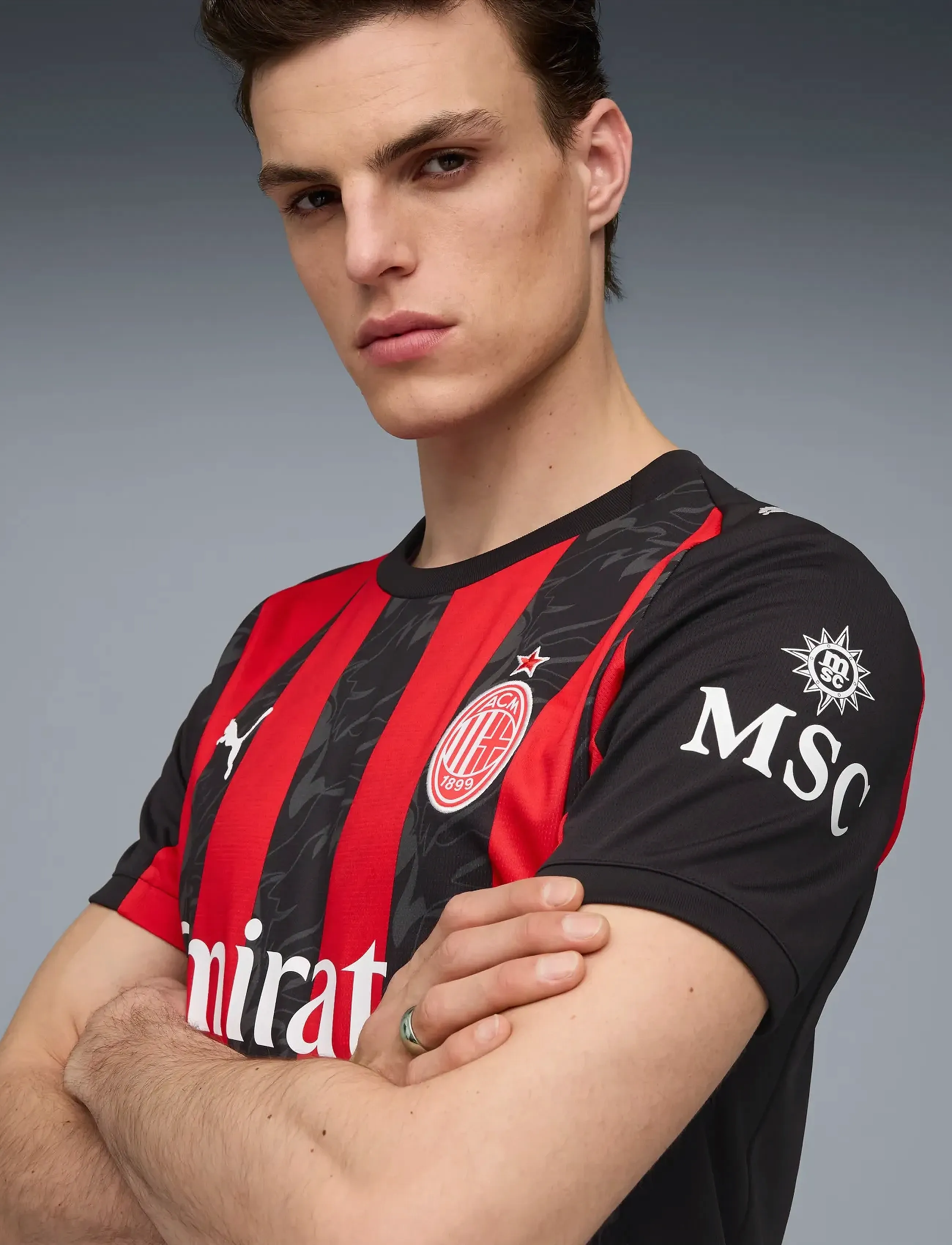 PUMA - ACM Home Jersey Replica - maillots de foot - for all time red-puma black - 3
