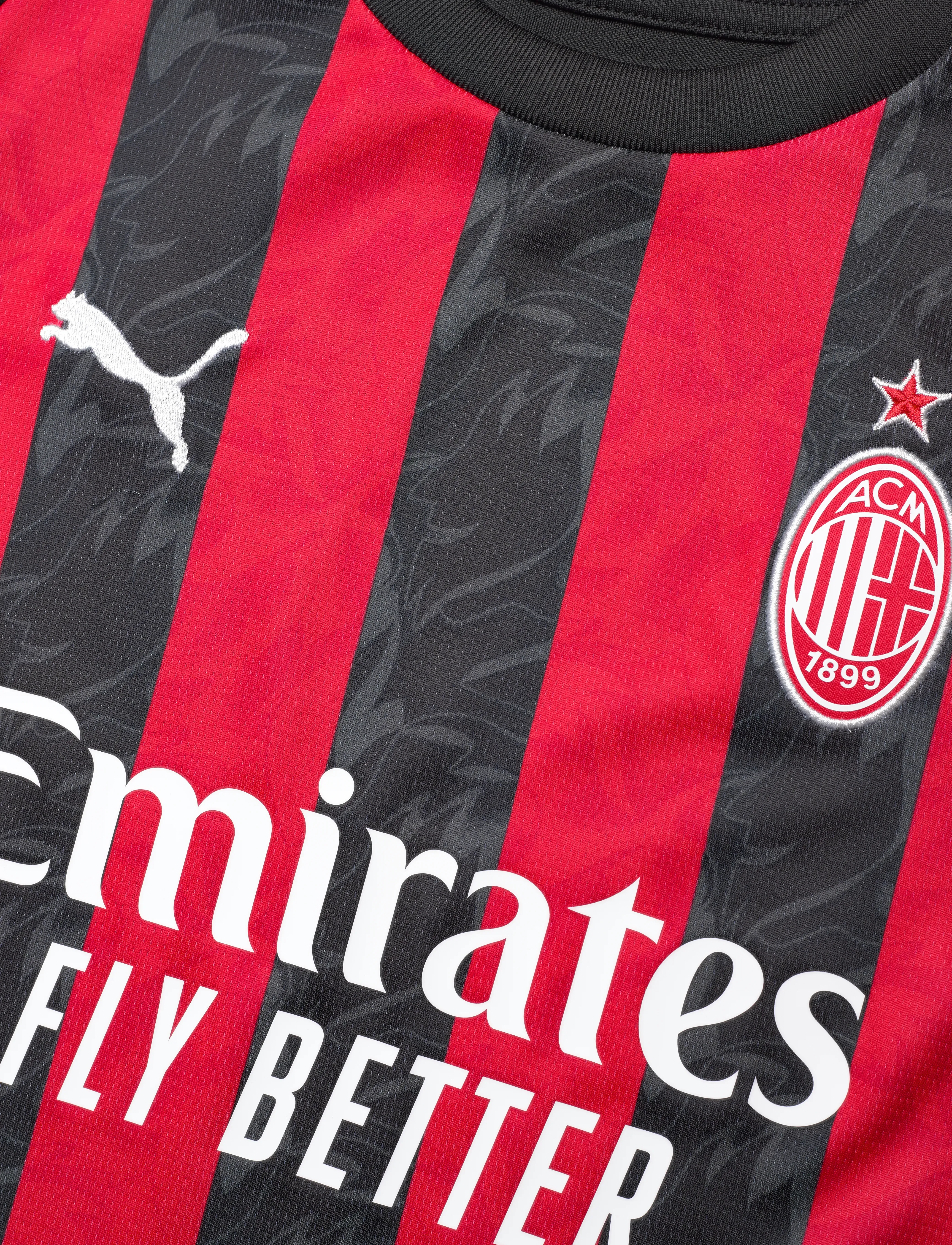PUMA - ACM Home Jersey Replica Jr - sportoberteile - for all time red-puma black - 2