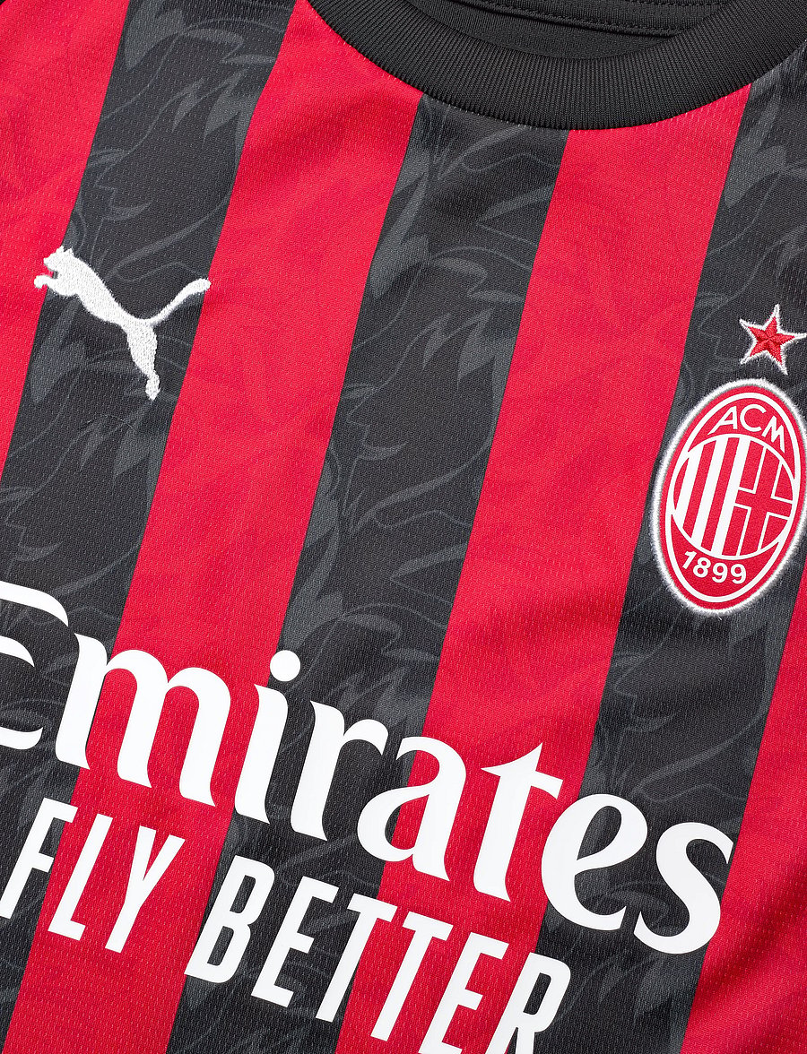 PUMA - ACM Home Jersey Replica Jr - sportoberteile - for all time red-puma black - 2