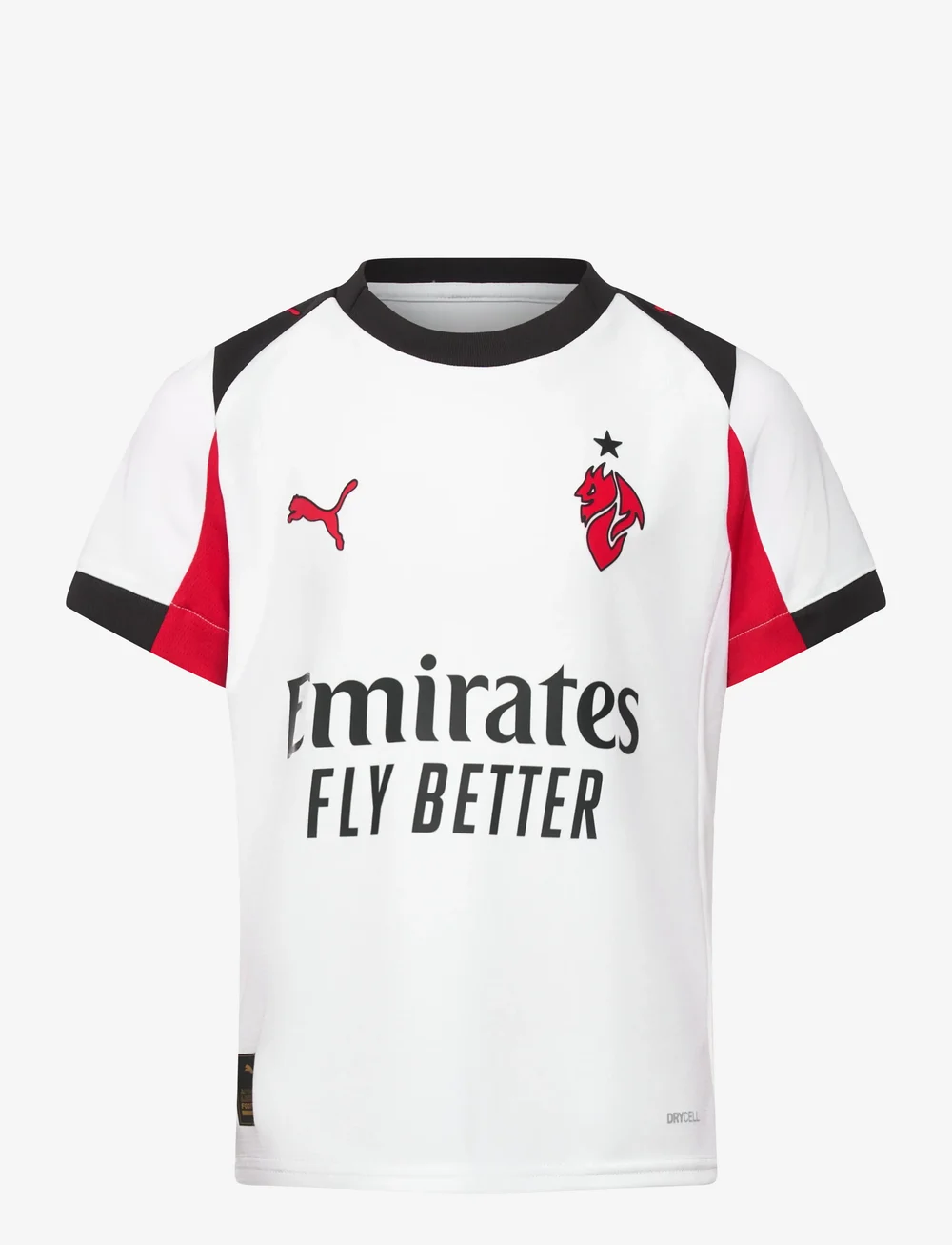 PUMA - ACM Away Jersey Replica Jr - sporttoppar - puma white-for all time red - 0