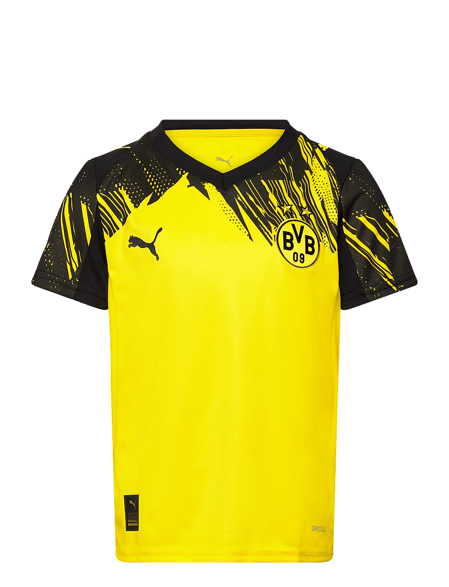 PUMA - BVB Home Jersey Replica Jr - sportoberteile - faster yellow-puma black - 0