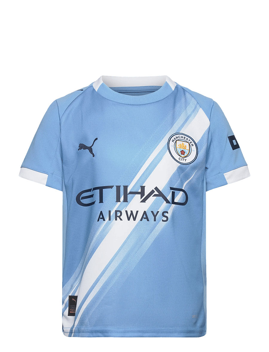 PUMA - Manchester City F.C. Home Jersey Replica Jr - sportoberteile - team light blue-puma white - 0
