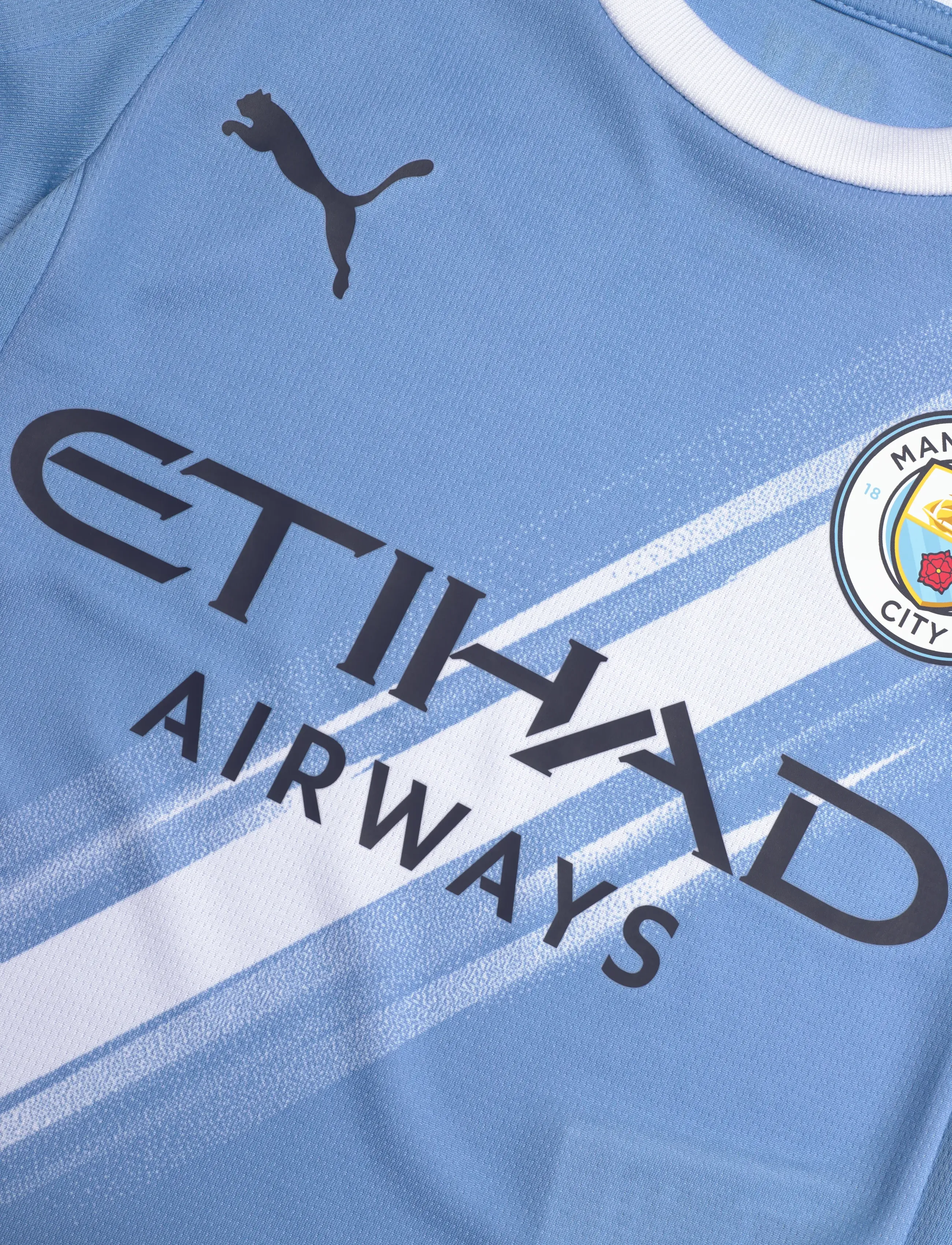 PUMA - MCFC Home Minikit - t-shirts - team light blue-puma white - 3