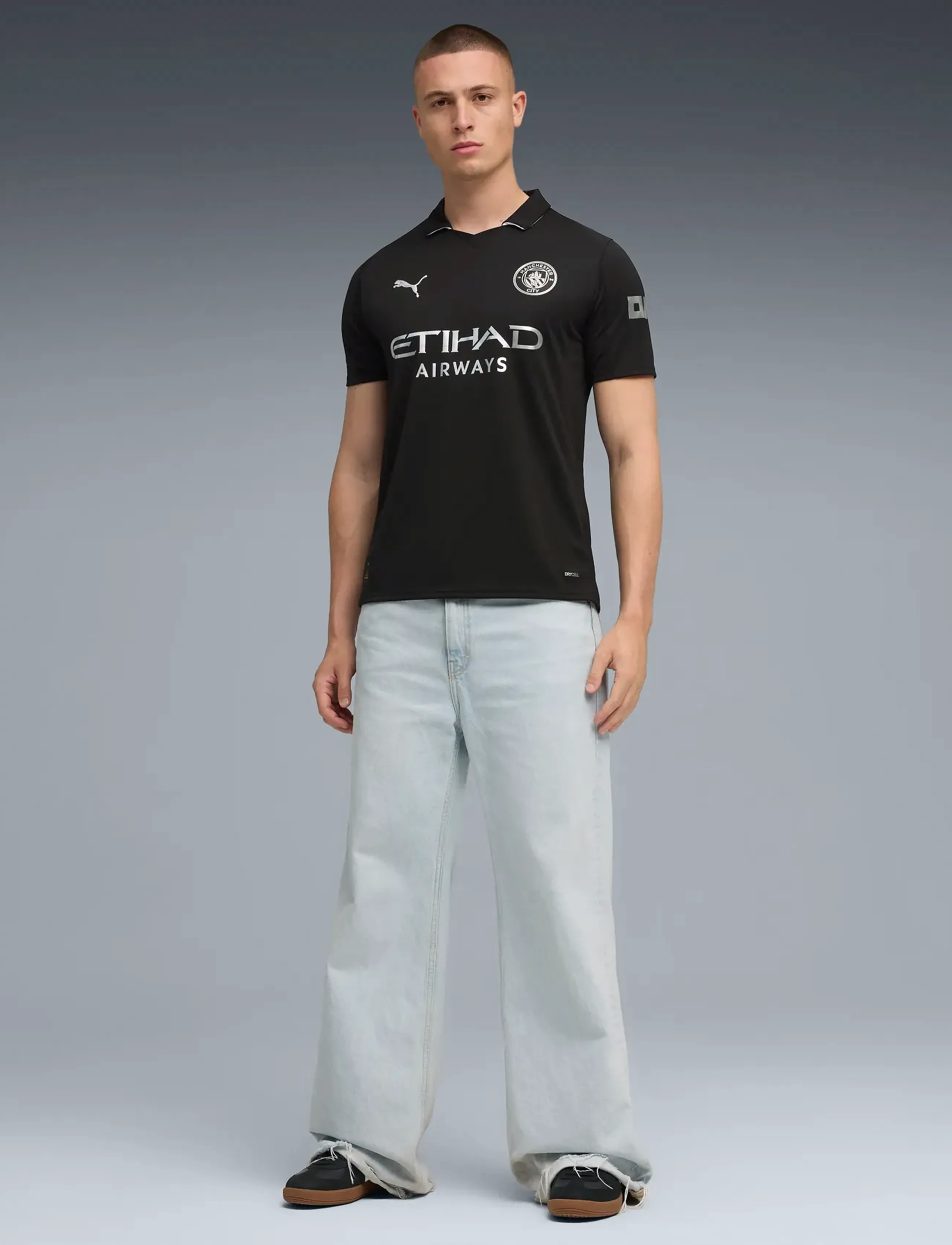 PUMA - MCFC Away Jersey Replica - fußballoberteile - puma black - 4