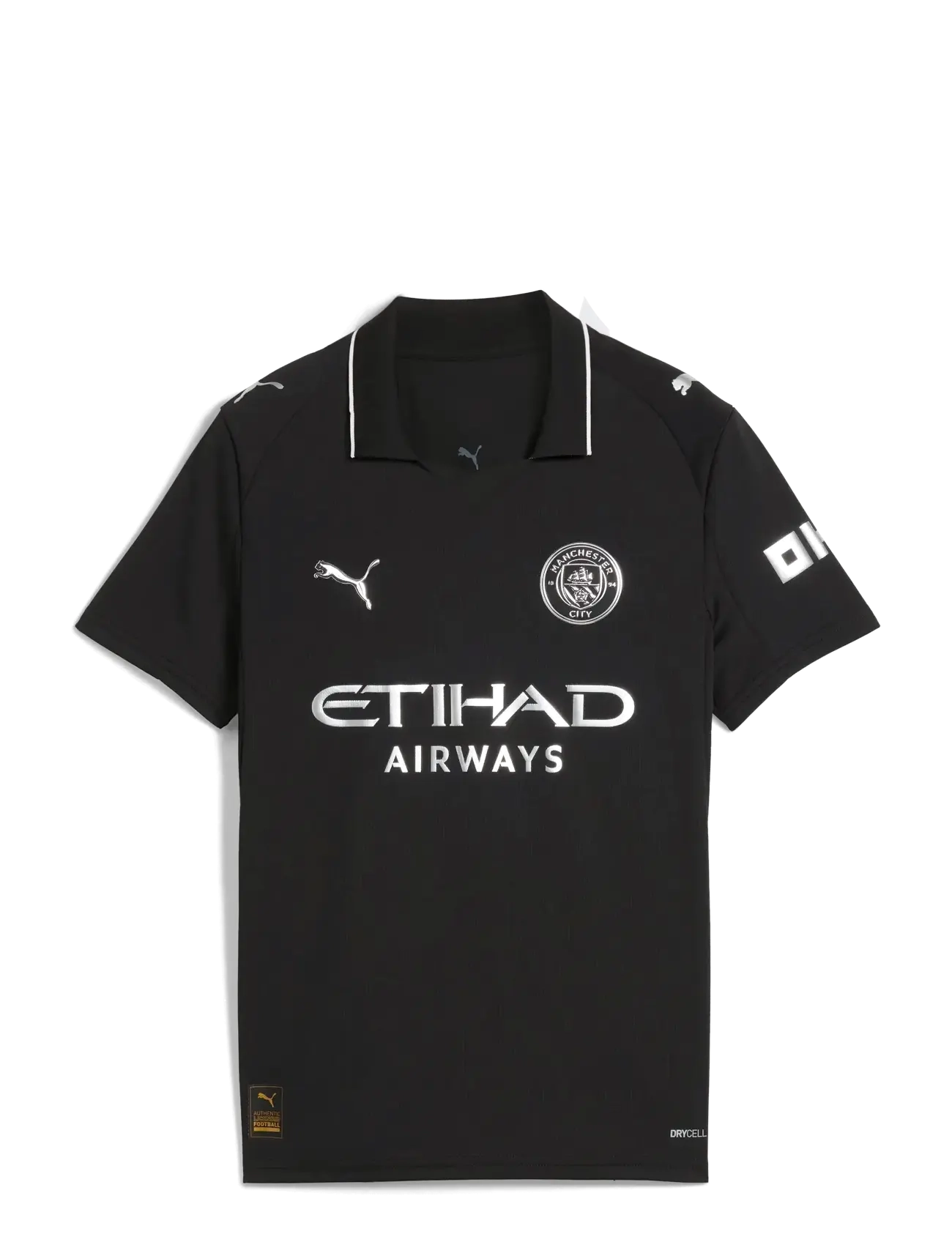 PUMA Manchester City F.c. Away Jersey Replica Jr Schwarz - 140 - Kinder