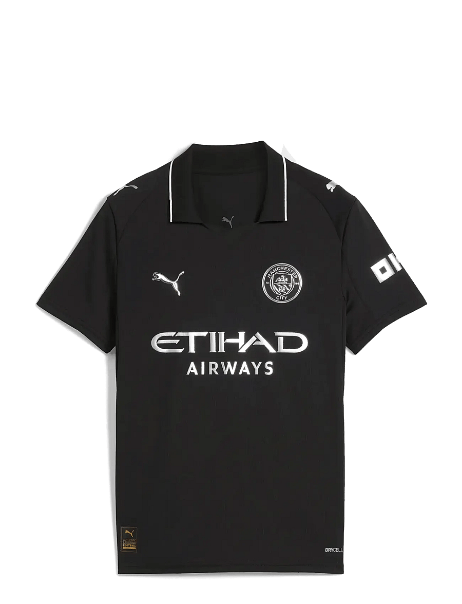 PUMA - MCFC Away Jersey Replica Jr - sportoberteile - puma black - 0