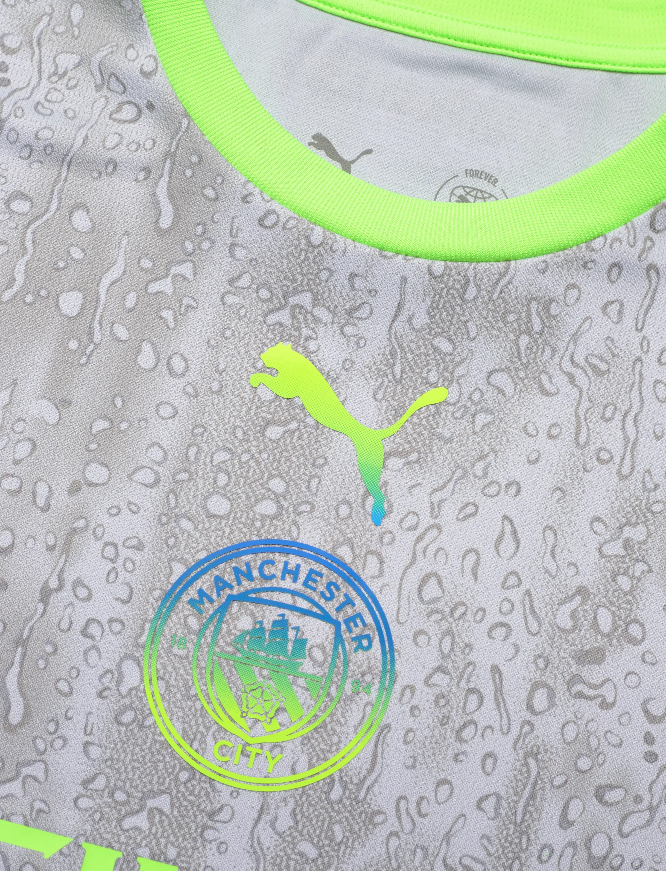 PUMA - MCFC 3rd Jersey Replica - futbola krekli - cool weather-pro green - 2
