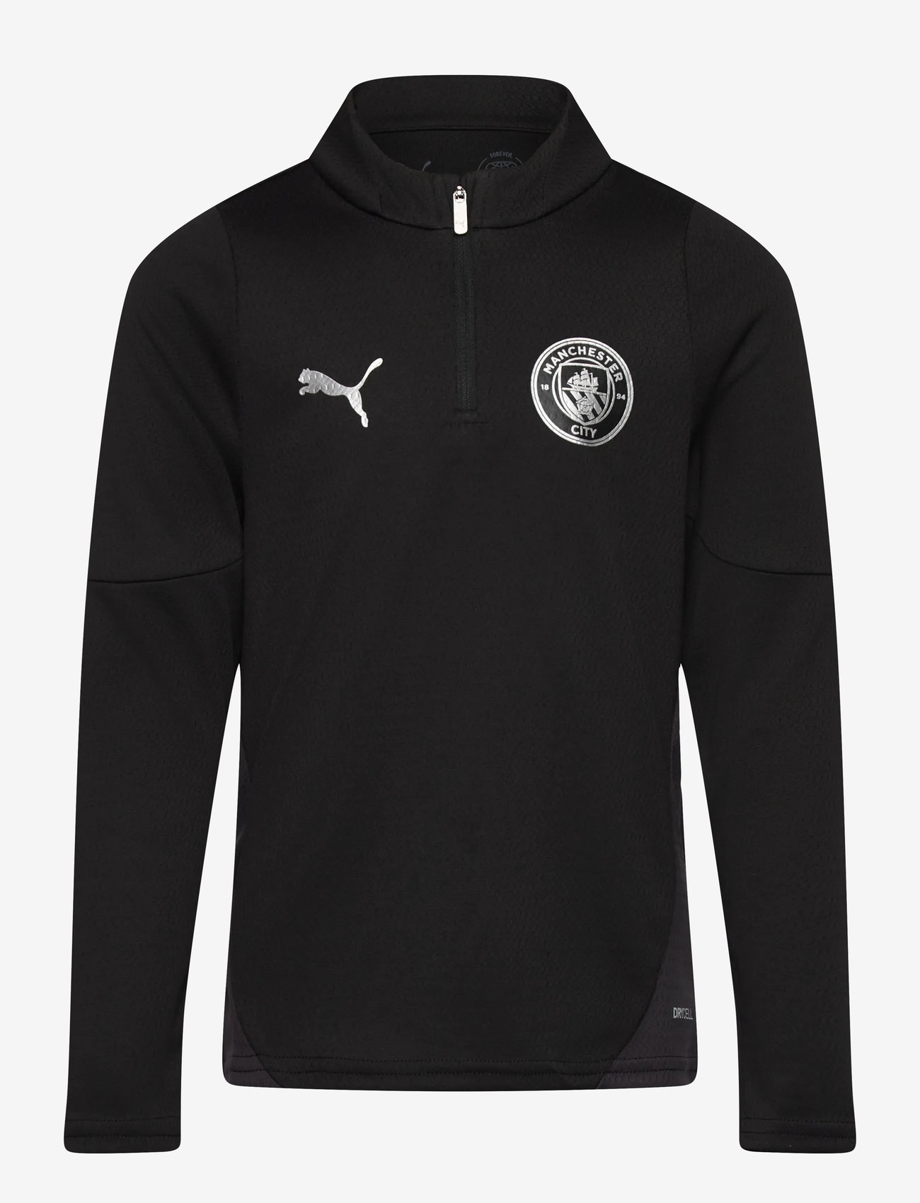 PUMA - MCFC Training 1/4 Zip Top Jr - sportstoppe - puma black-puma silver - 0