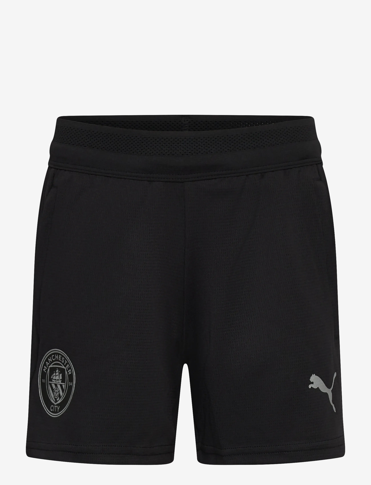 PUMA - MCFC Training Shorts w/pocket Jr - sport-shorts - puma black-puma silver - 0