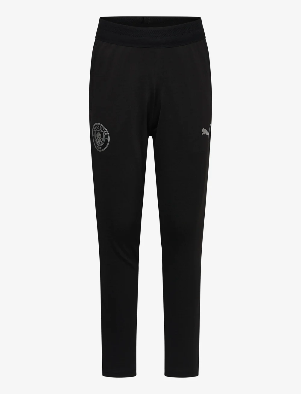 PUMA - MCFC Training Pants w/ pockets Jr - træningsbukser - puma black-puma silver - 0