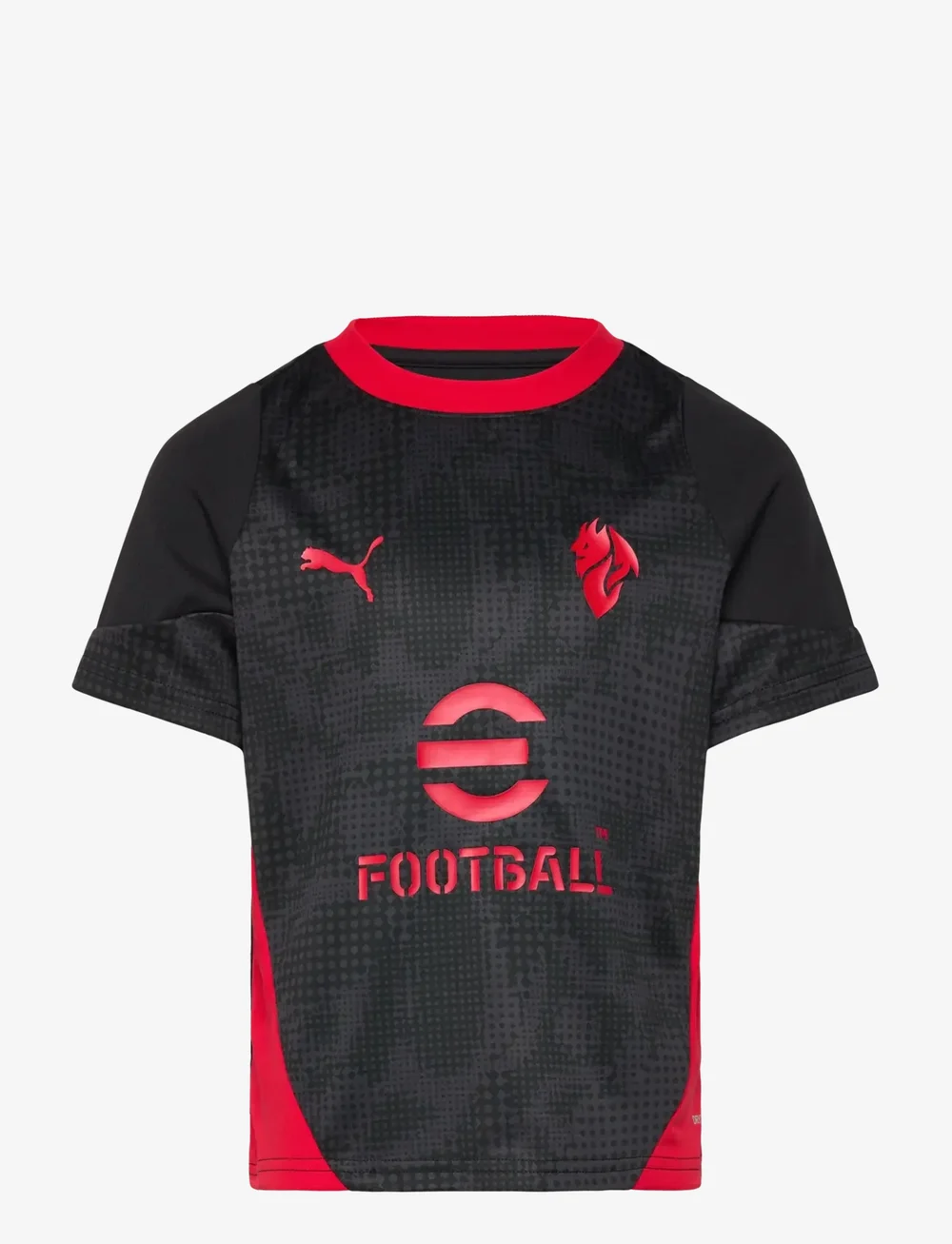 PUMA - ACM Training Jersey Jr - spordisärgid - puma black-for all time red - 0