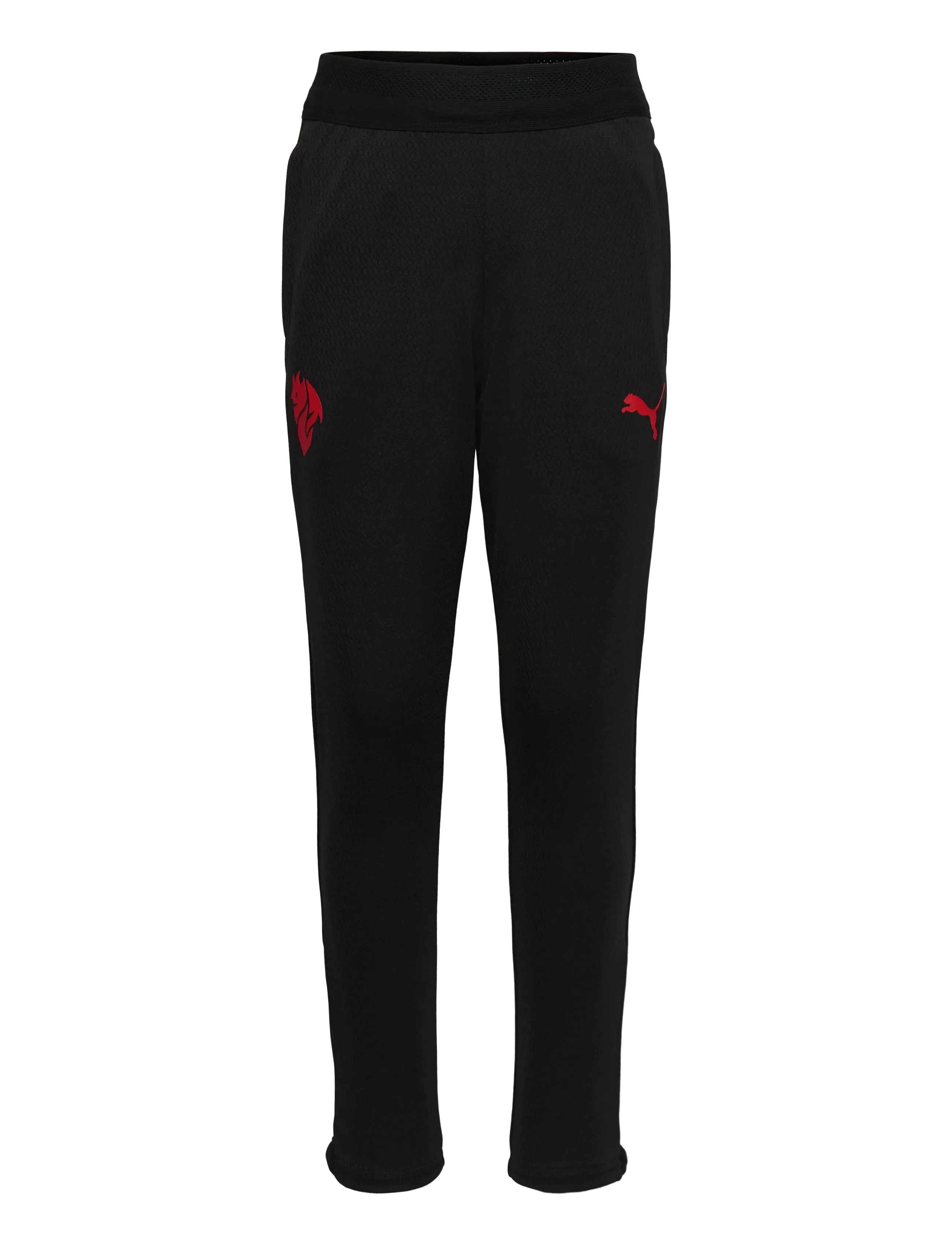 ACM Training Pants w/ pockets Jr - PUMA BLACK-FOR ALL TIME RED