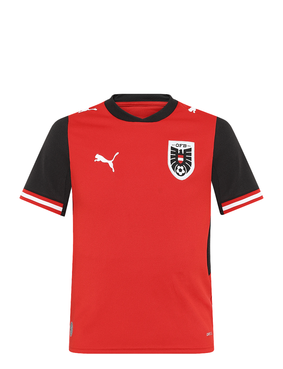 PUMA - Austria ÖFB Home Jersey Replica Jr - sportstoppe - puma red-puma black - 1