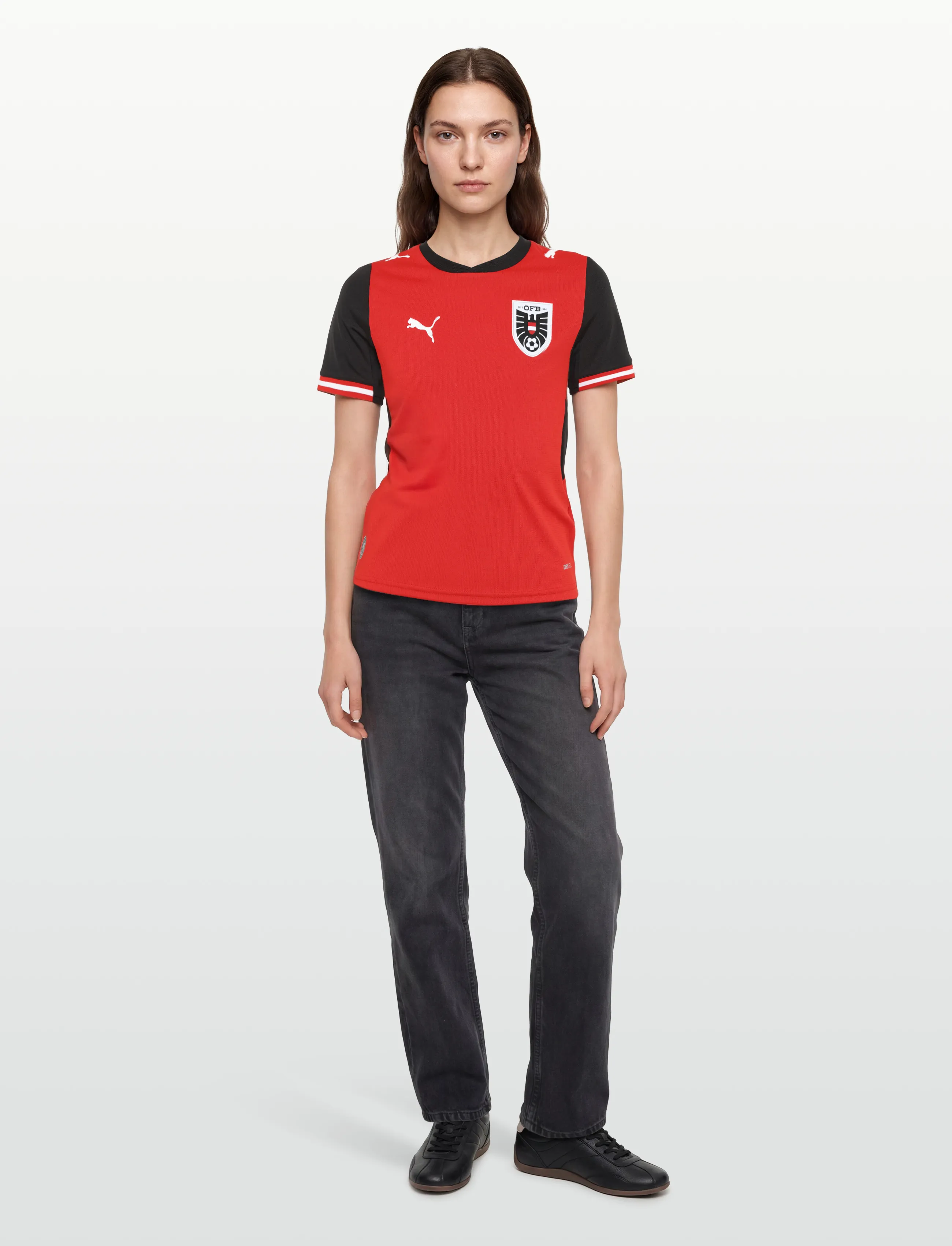 PUMA - ÖFB Home Jersey Replica Jr - gode sommertilbud - puma red-puma black - 4