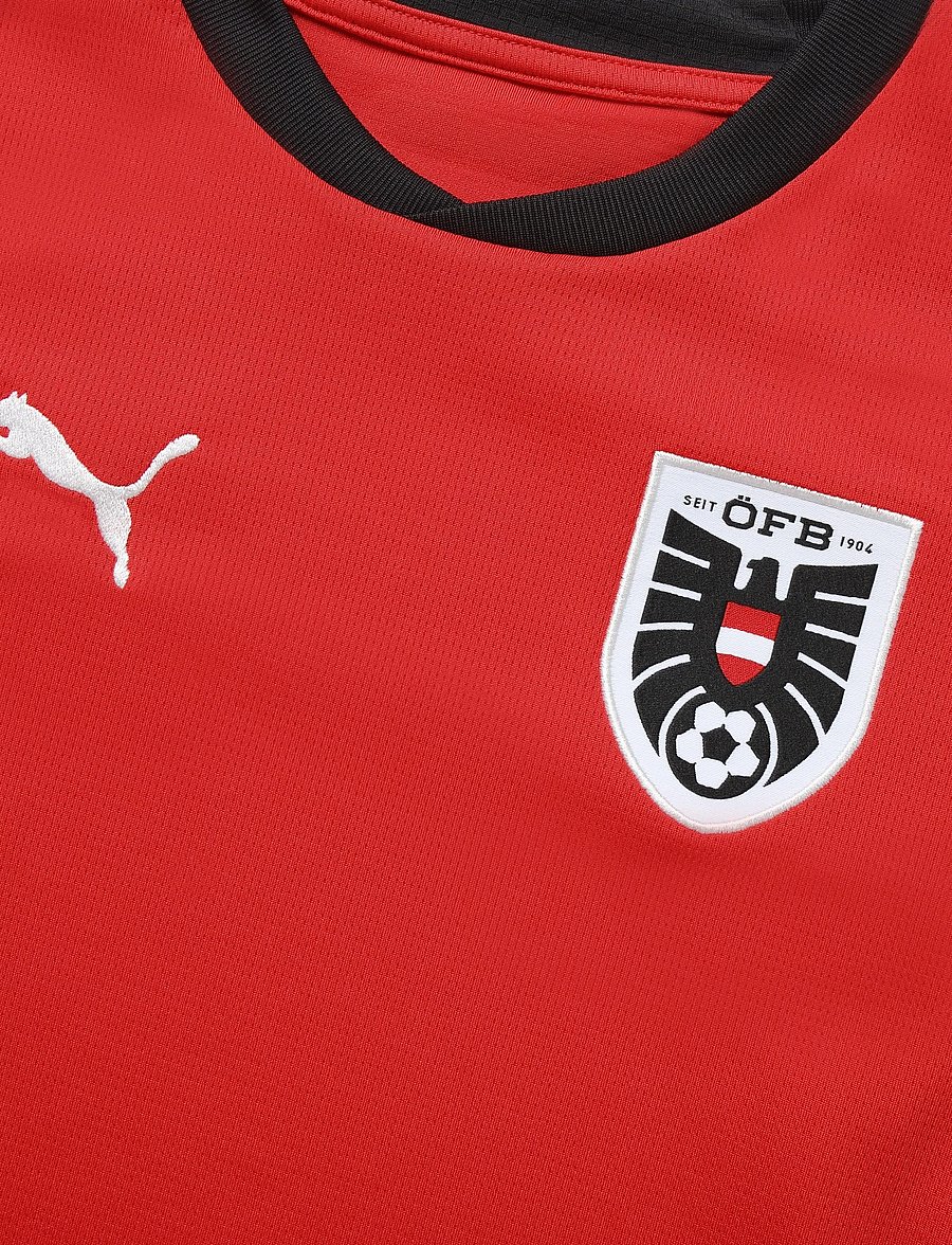 PUMA - Austria ÖFB Home Jersey Replica Jr - sportstoppe - puma red-puma black - 5