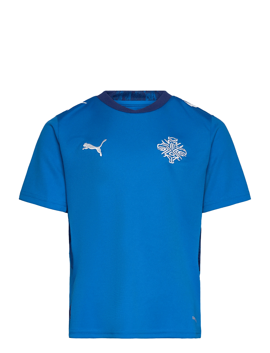 PUMA - Iceland 2026 Home Jersey Youth - sportstopper - electro royal-puma white - 0
