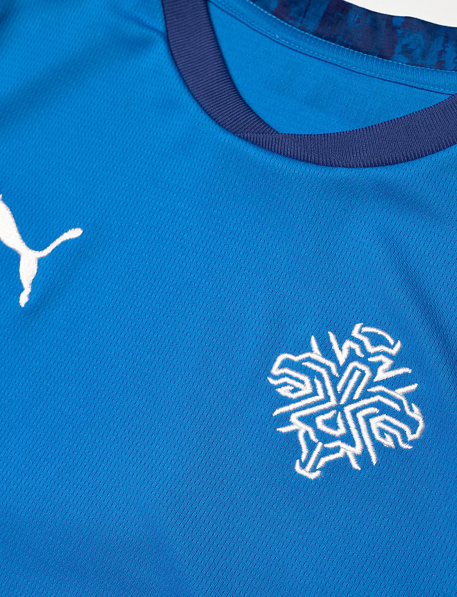 PUMA - Iceland 2026 Home Jersey Youth - sportstopper - electro royal-puma white - 2