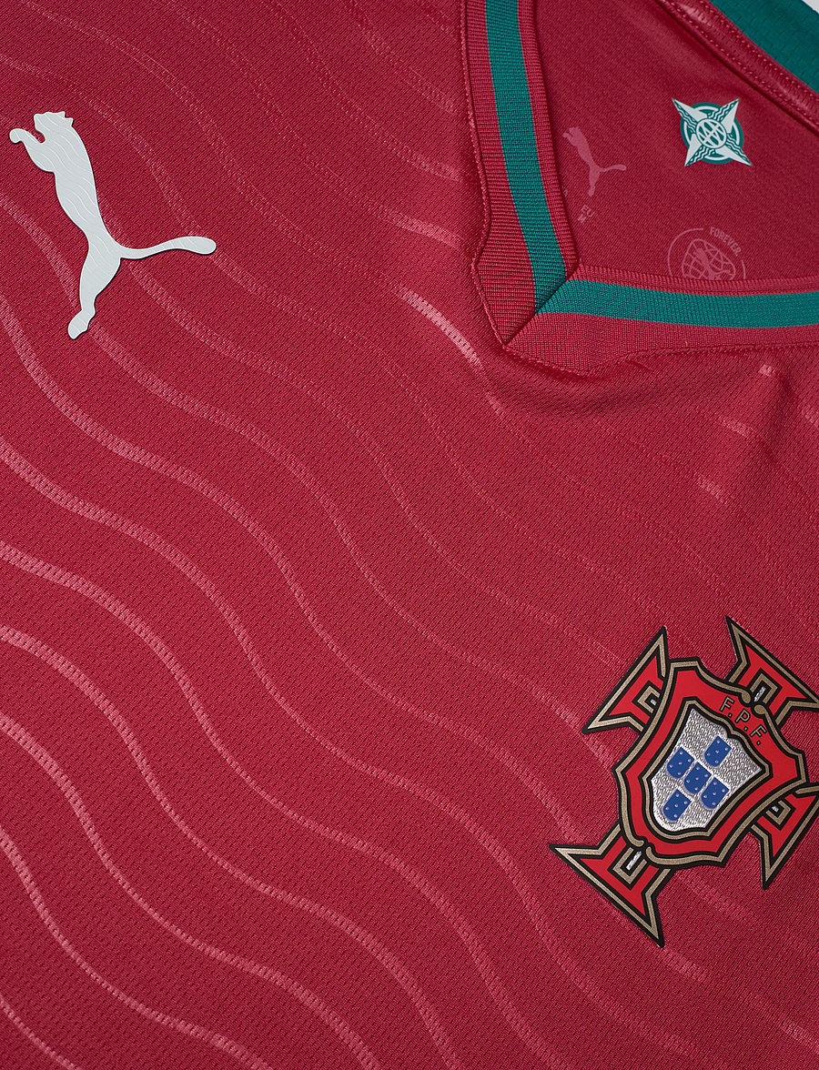 PUMA - Portugal FPF Home Jersey Replica - fußballoberteile - club red-green lagoon - 2