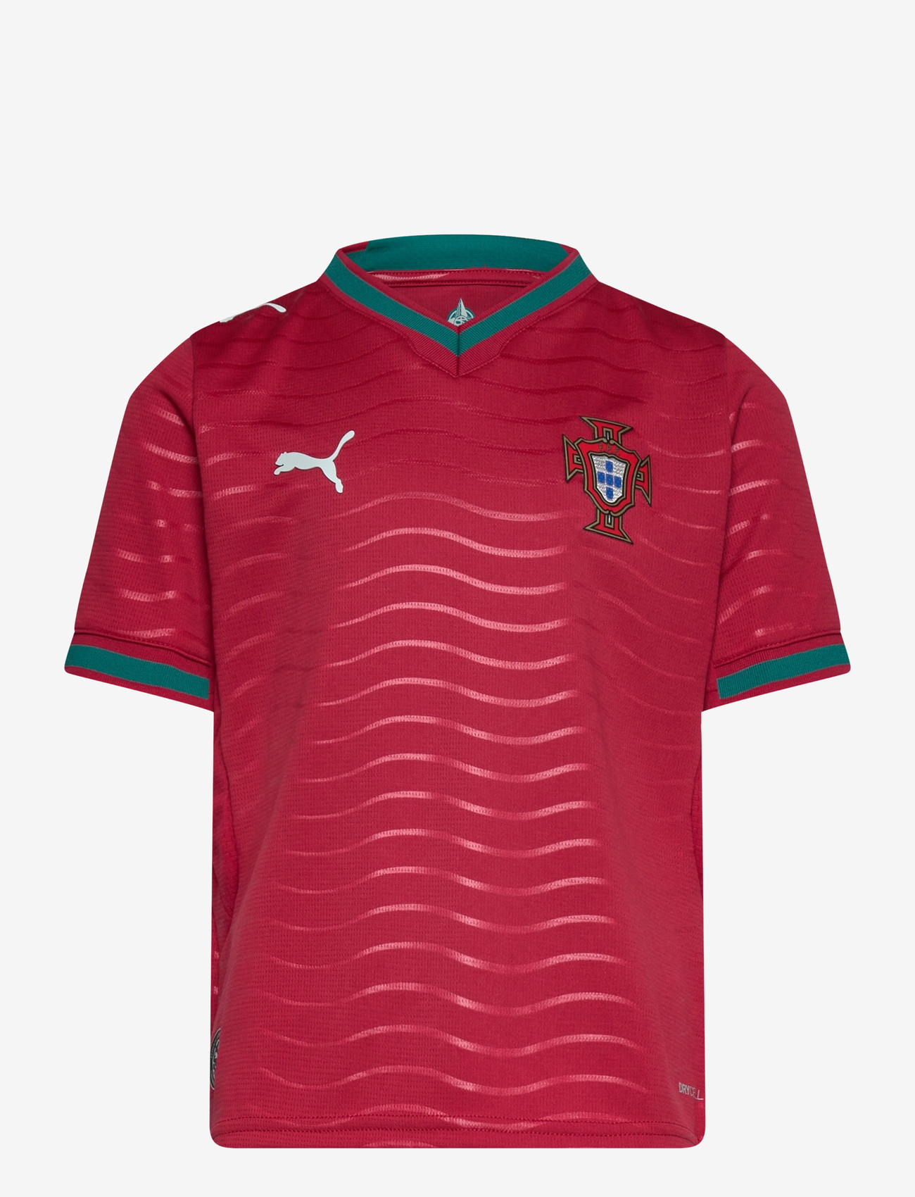 PUMA - FPF Home Jersey Replica Jr - sporttoppar - club red-green lagoon - 0