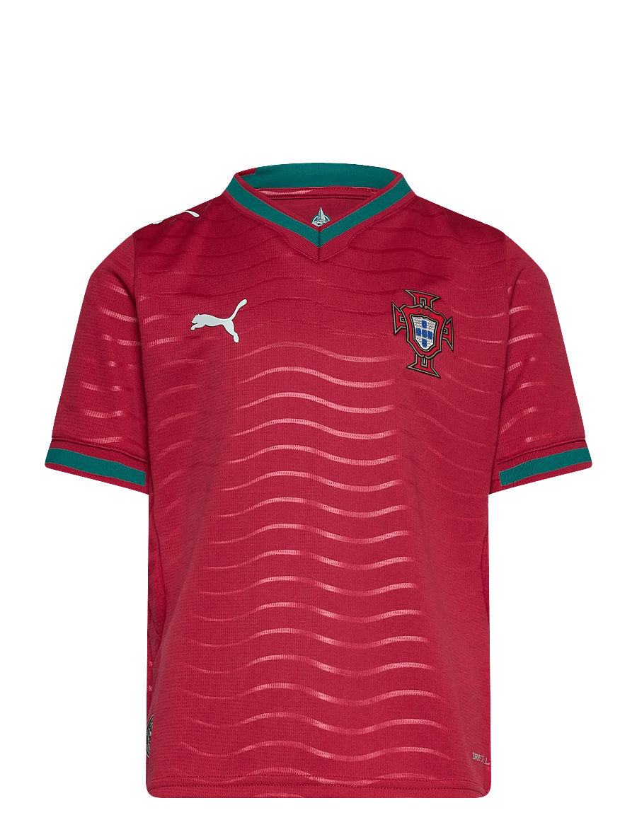 PUMA - Portugal Home Jersey Replica Jr - hauts de sport - club red-green lagoon - 0
