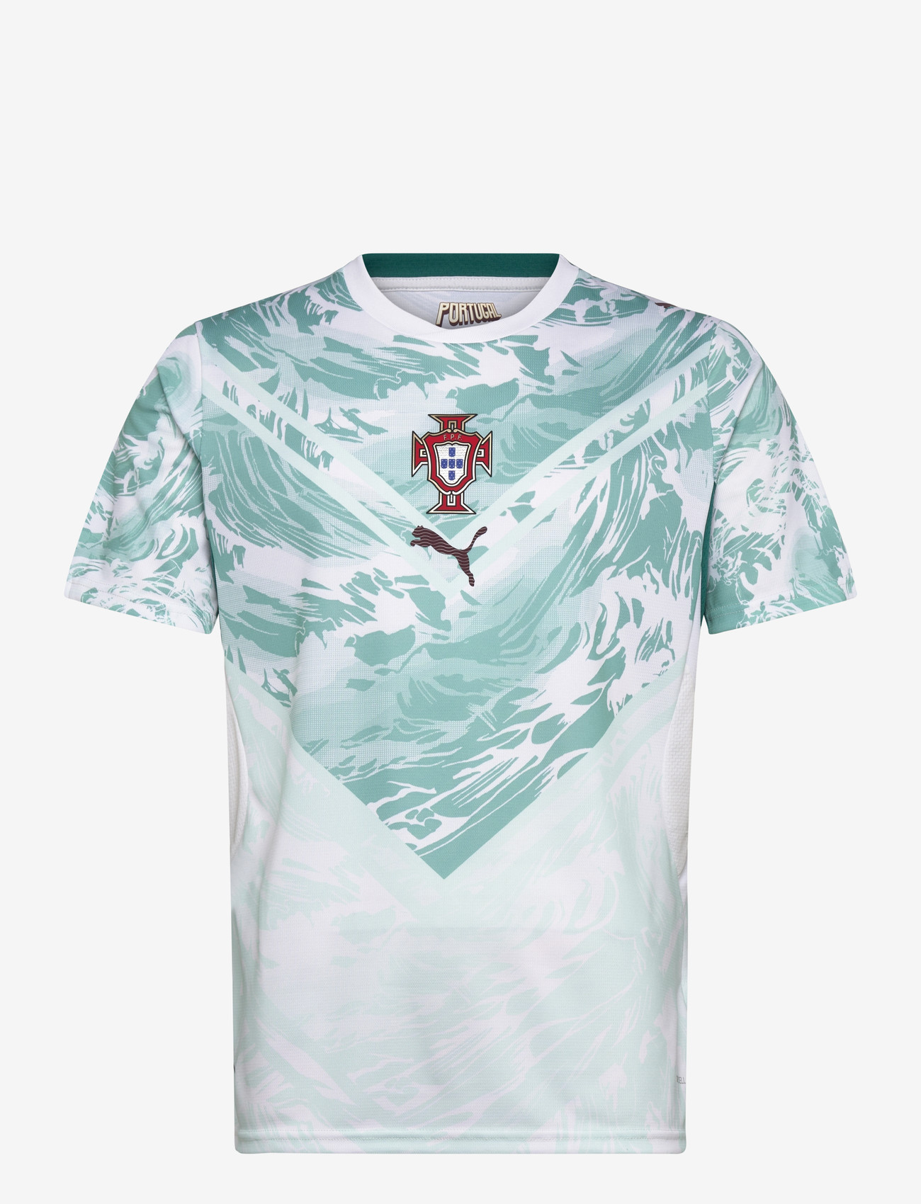 PUMA - FPF Away Jersey Replica - fußballoberteile - puma white-green lagoon - 0