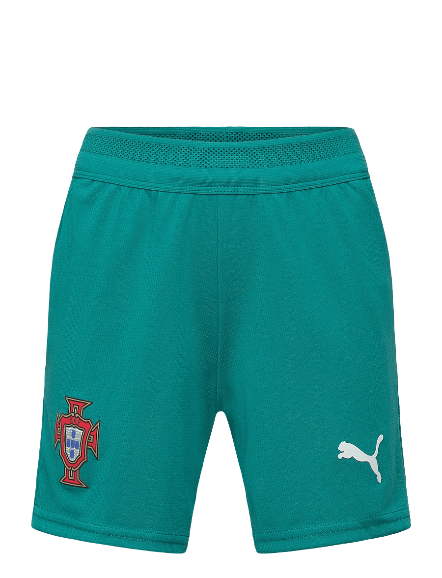 PUMA - FPF Shorts Replica Jr - sportiniai šortai - green lagoon-puma white - 0