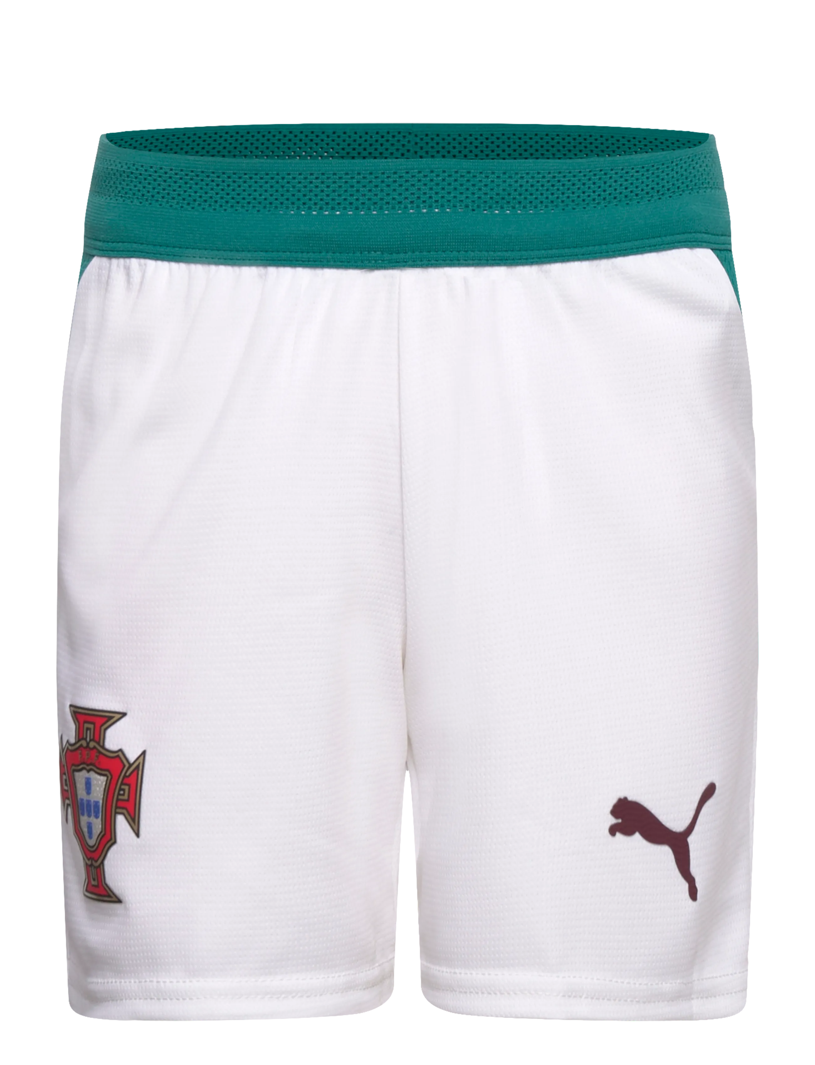 PUMA FPF Shorts Replica Jr - Bottoms - PUMA WHITE-GREEN LAGOON / white