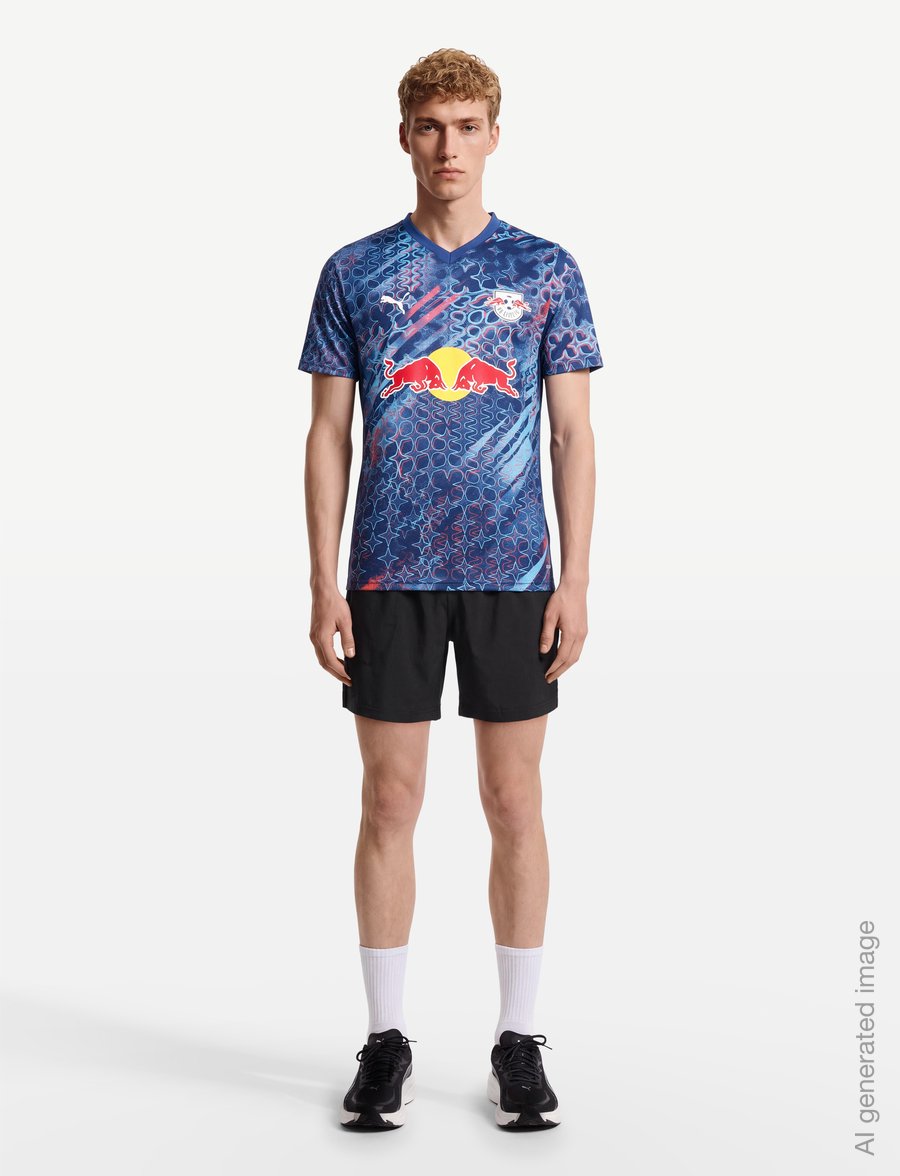 PUMA - Red Bull Leipzig Third jersey 26/27 - jalgpallisärgid - blue jewel-puma white - 0