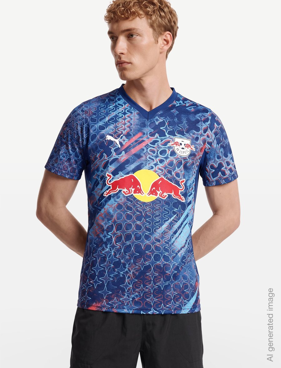 PUMA - Red Bull Leipzig Third jersey 26/27 - jalgpallisärgid - blue jewel-puma white - 3