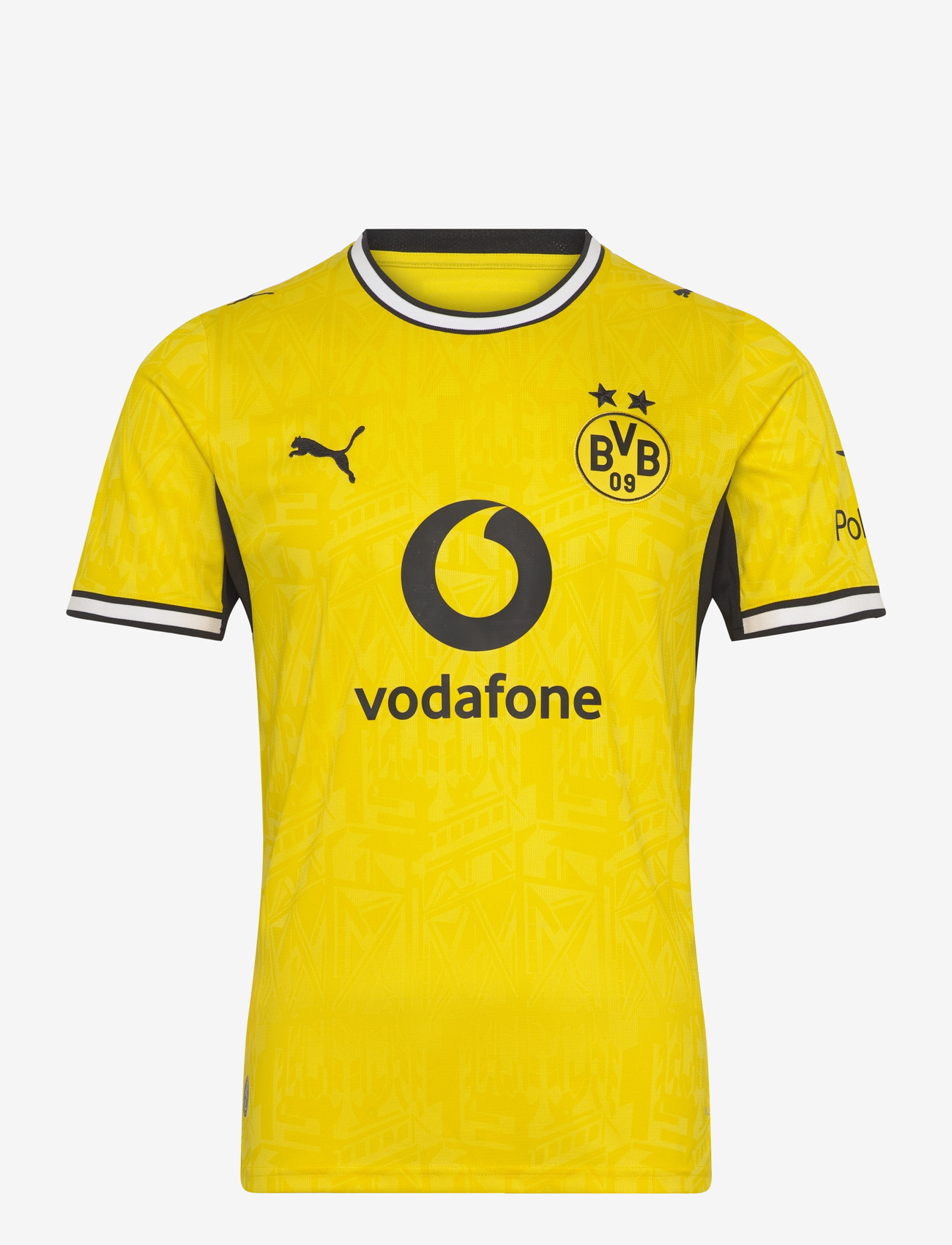 PUMA - BVB Home Jersey Replica - fodboldtrøjer - faster yellow-puma black - 0