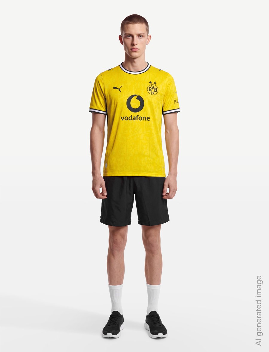 PUMA - BVB Home Jersey Replica - jalgpallisärgid - faster yellow-puma black - 0