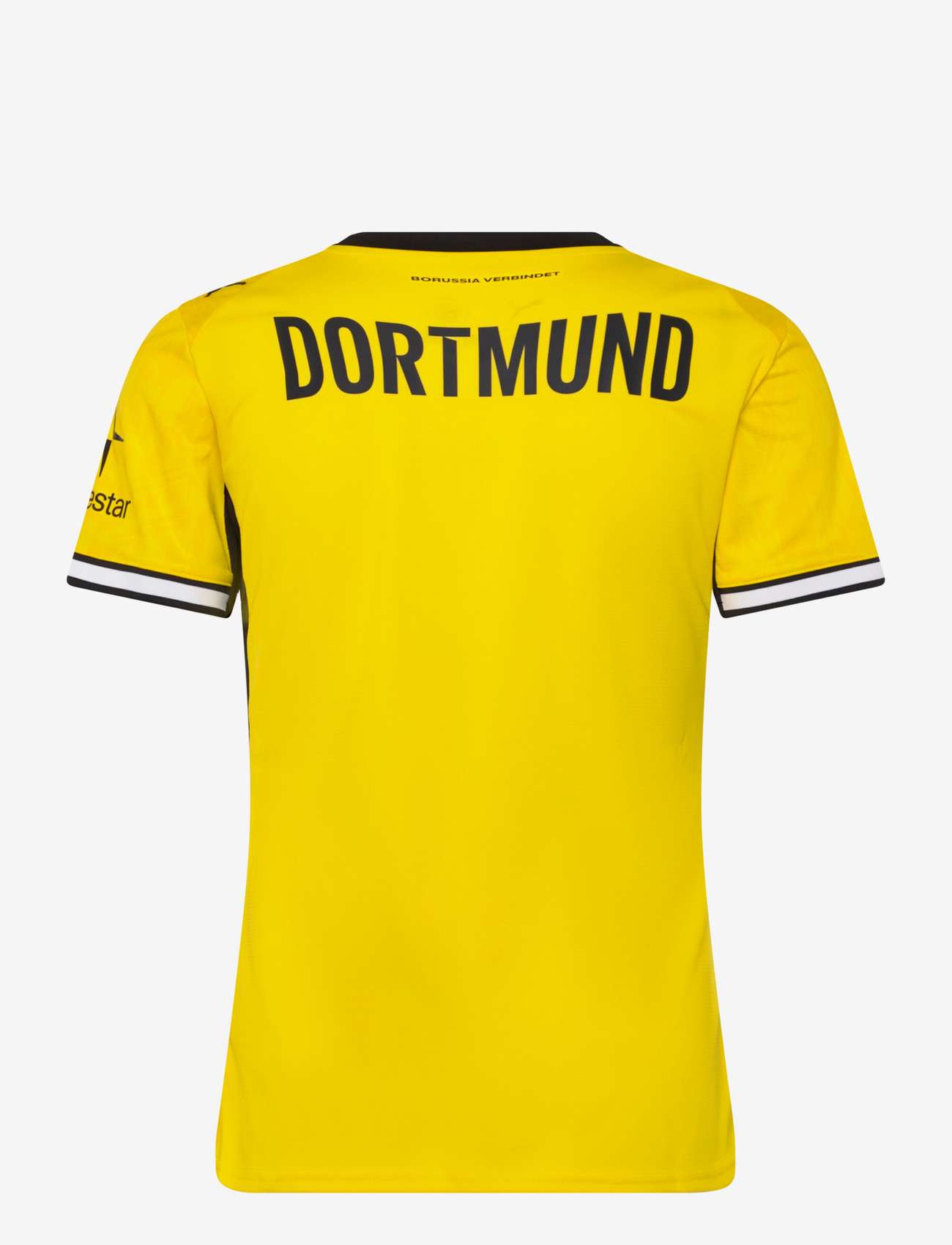 PUMA - BVB Home Jersey Replica W - football shirts - faster yellow-puma black - 1