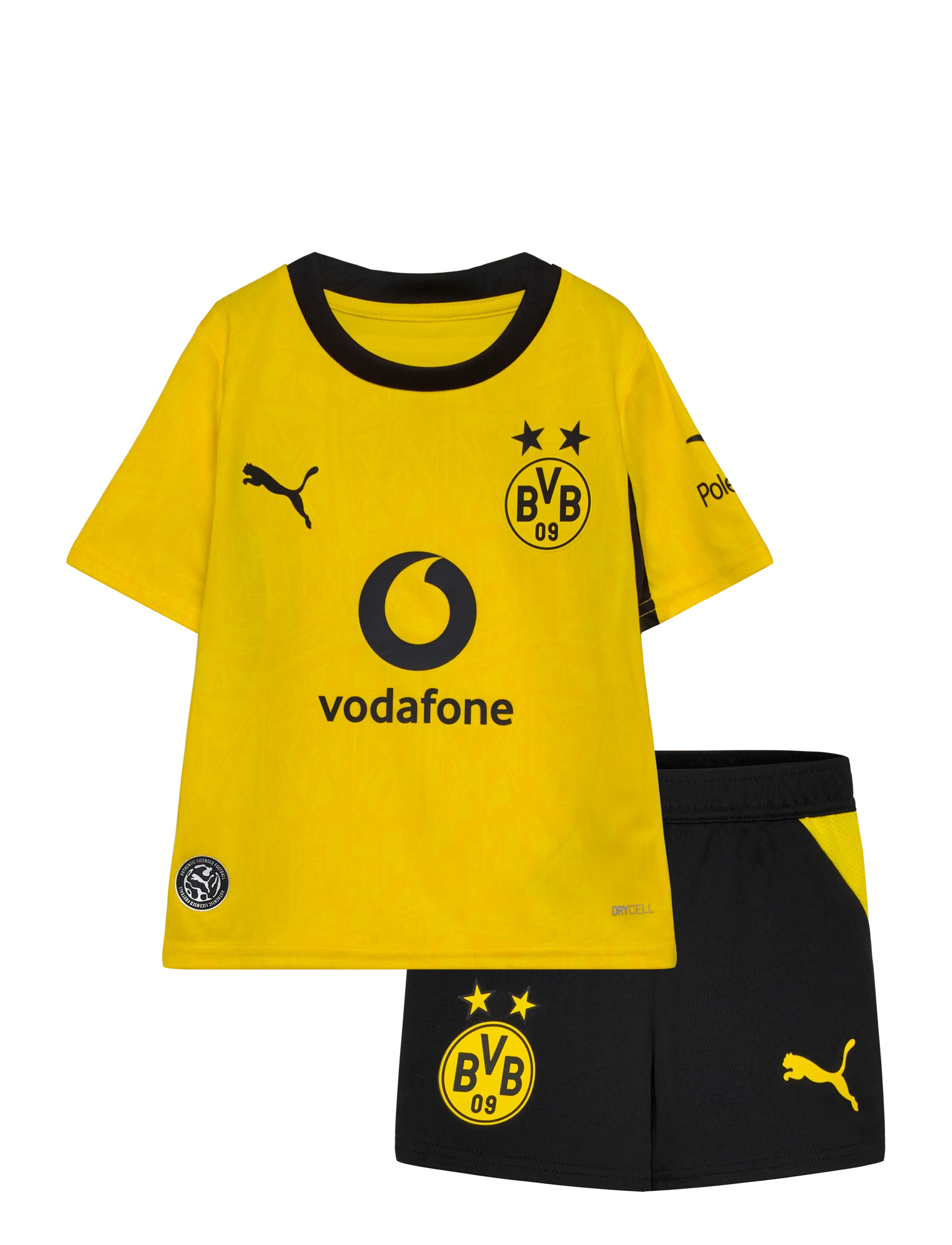 PUMA Bvb Home Minikit, Børn, Børne Fodbold Sæt, Gul, Str: 110