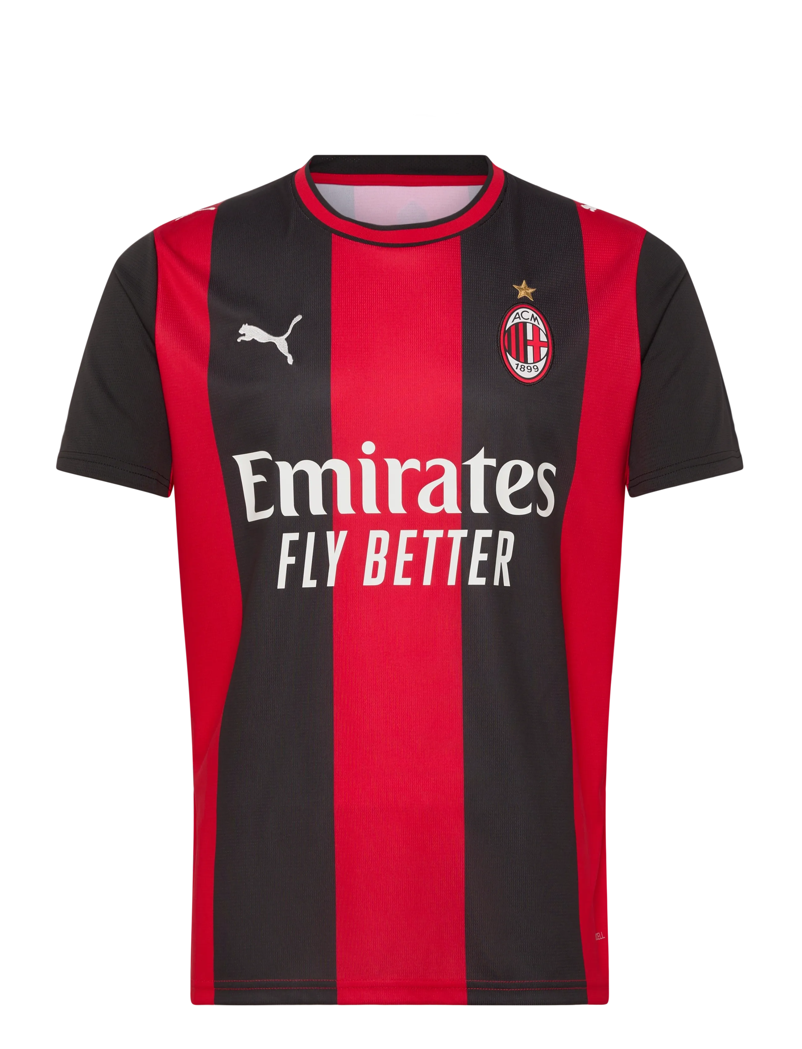 PUMA ACM Home Jersey Replica - Jalgpallisärgid - PUMA BLACK-FOR ALL TIME RED / black