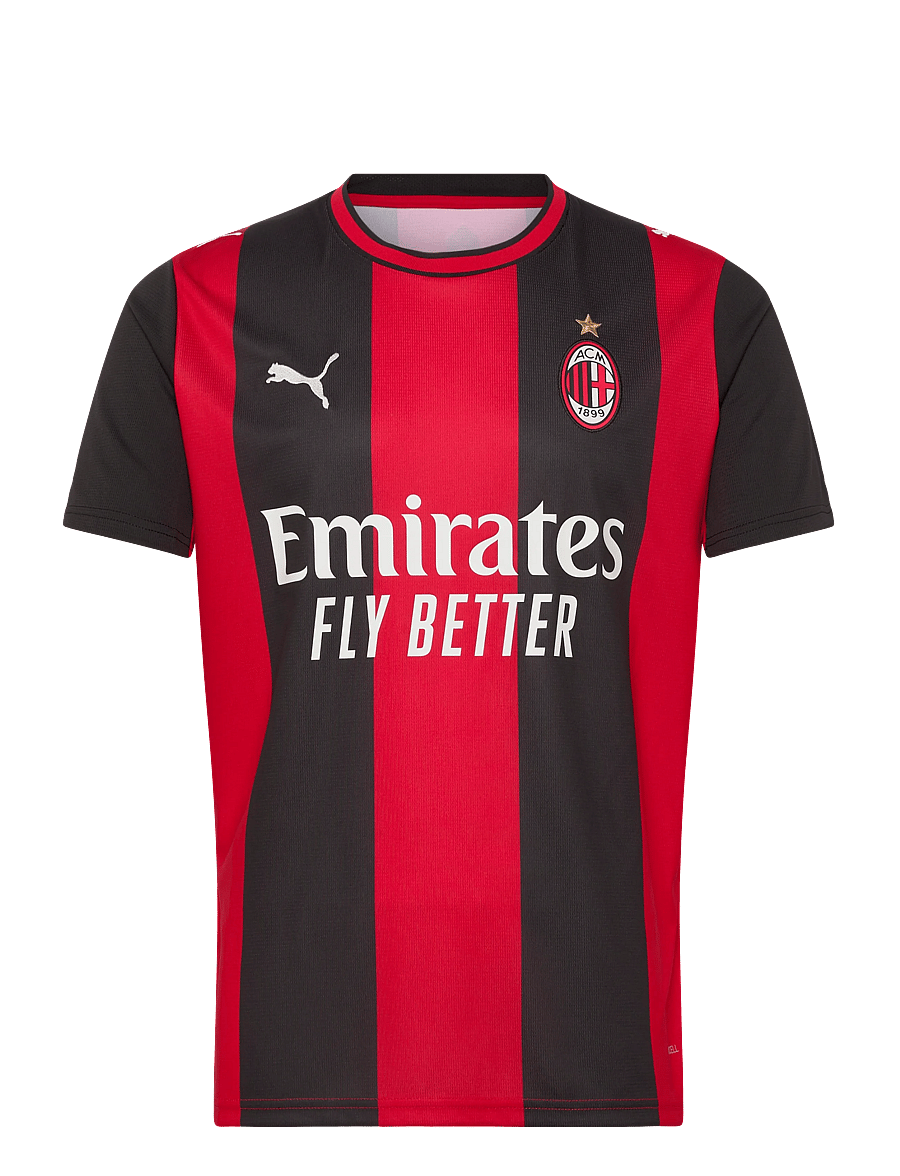 PUMA - ACM Home Jersey Replica - fótboltatreyjur - puma black-for all time red - 0