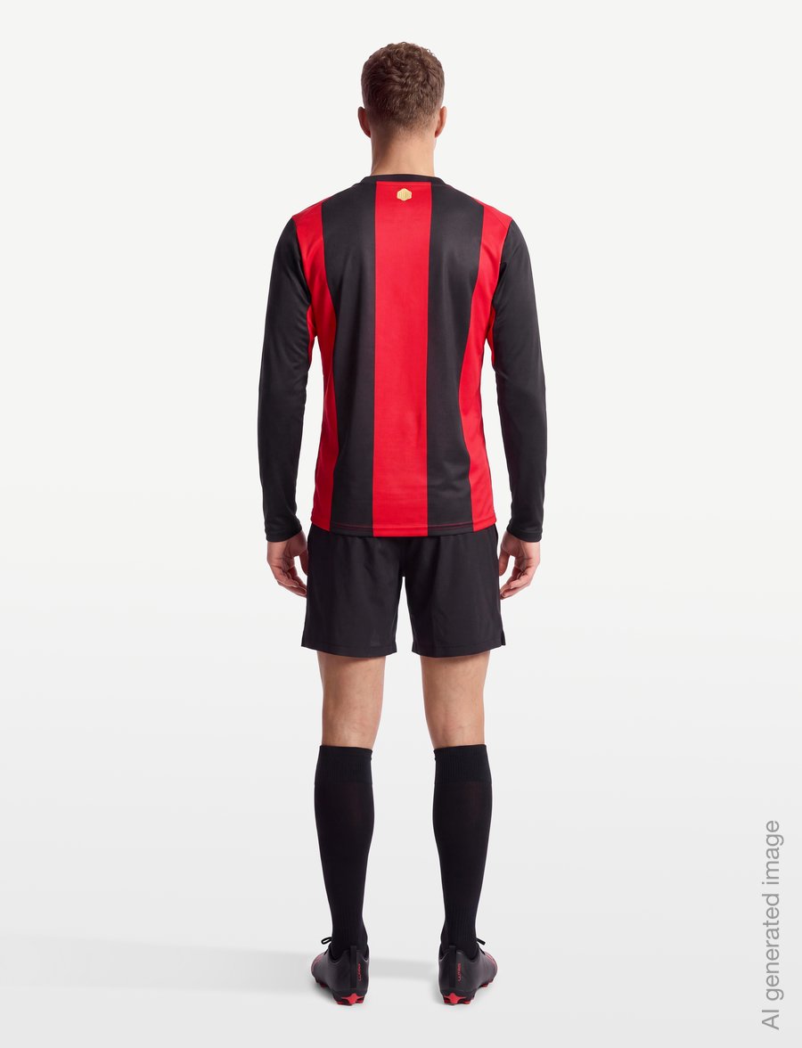 PUMA - AC Milan Home Jersey Replica LS - koszulki piłkarskie - puma black-for all time red - 4