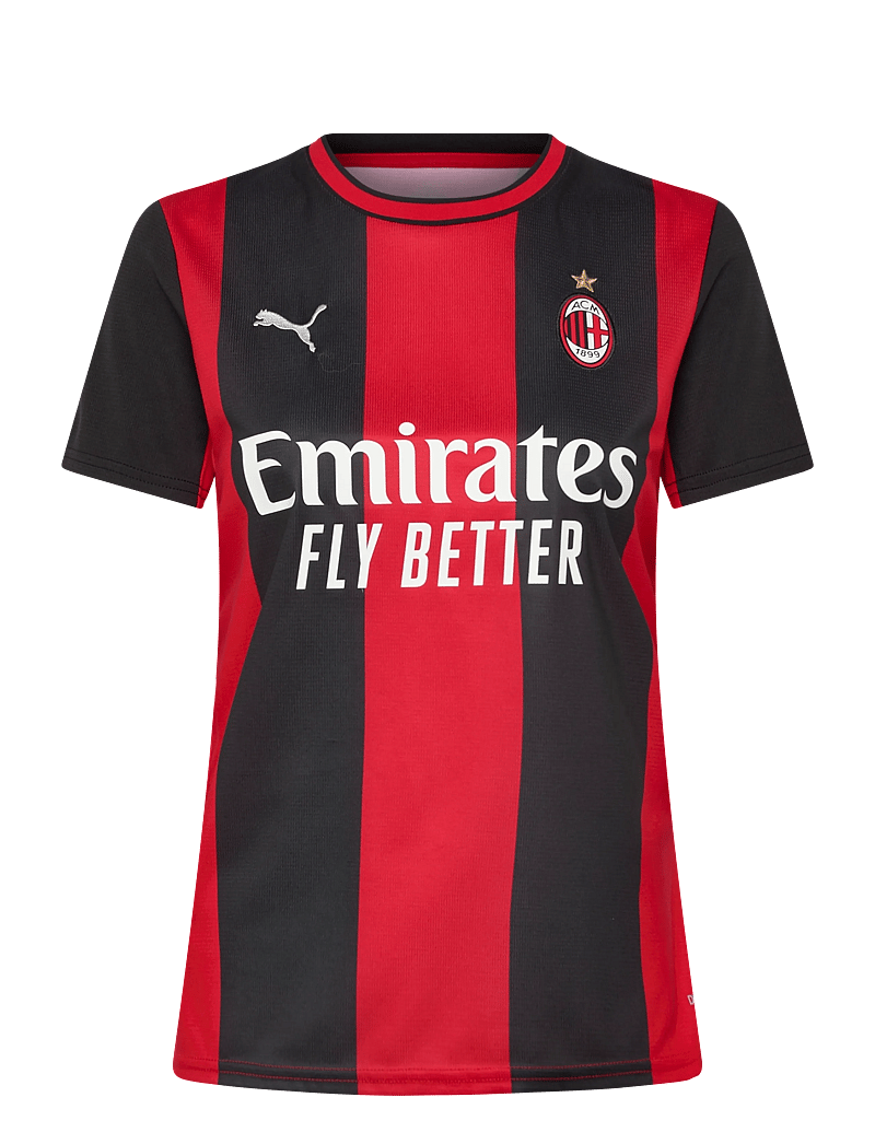 PUMA - ACM Home Jersey Replica W - jalgpallisärgid - puma black-for all time red - 0