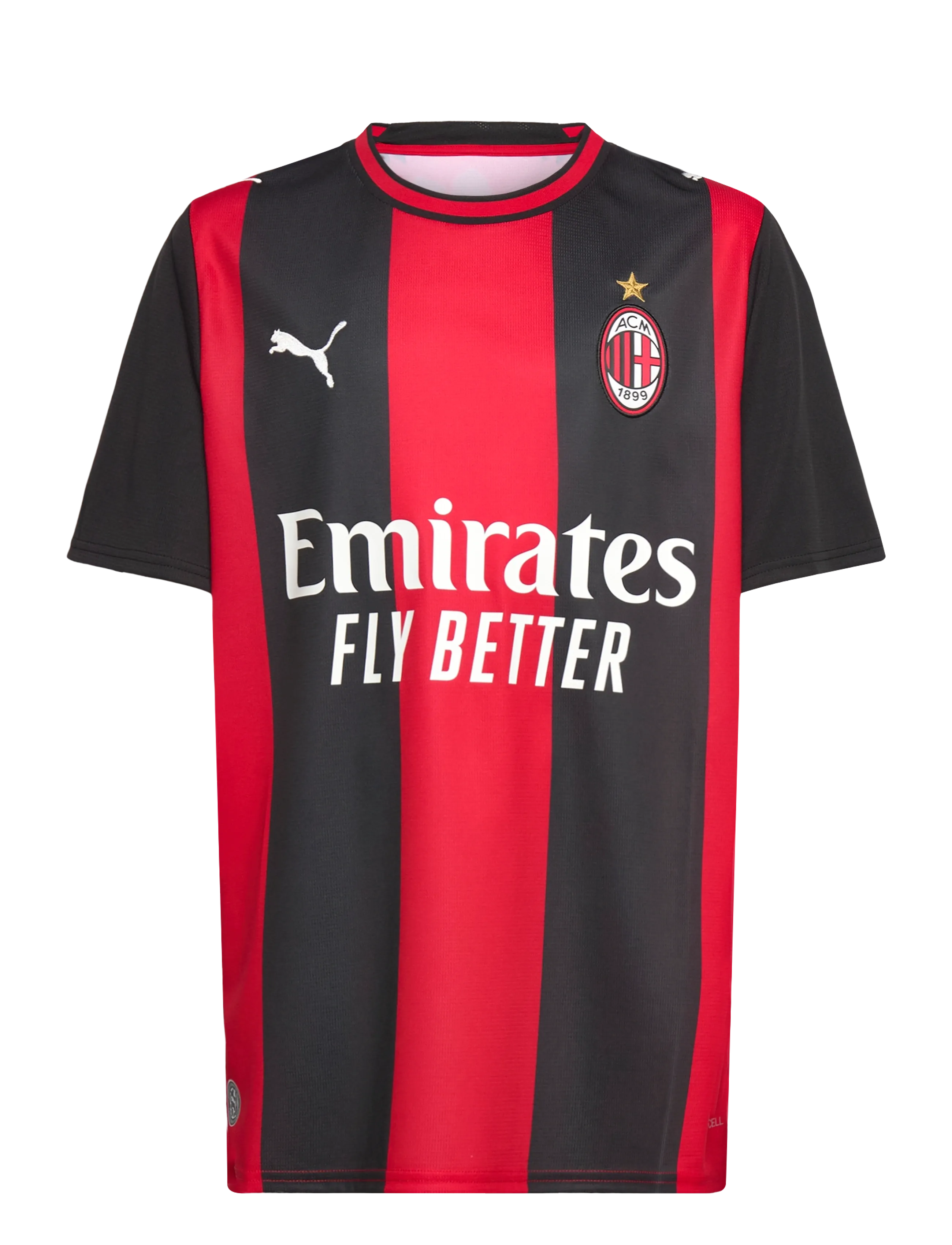 PUMA ACM Home Jersey Replica Jr - Topid ja T-särgid - PUMA BLACK-FOR ALL TIME RED / black