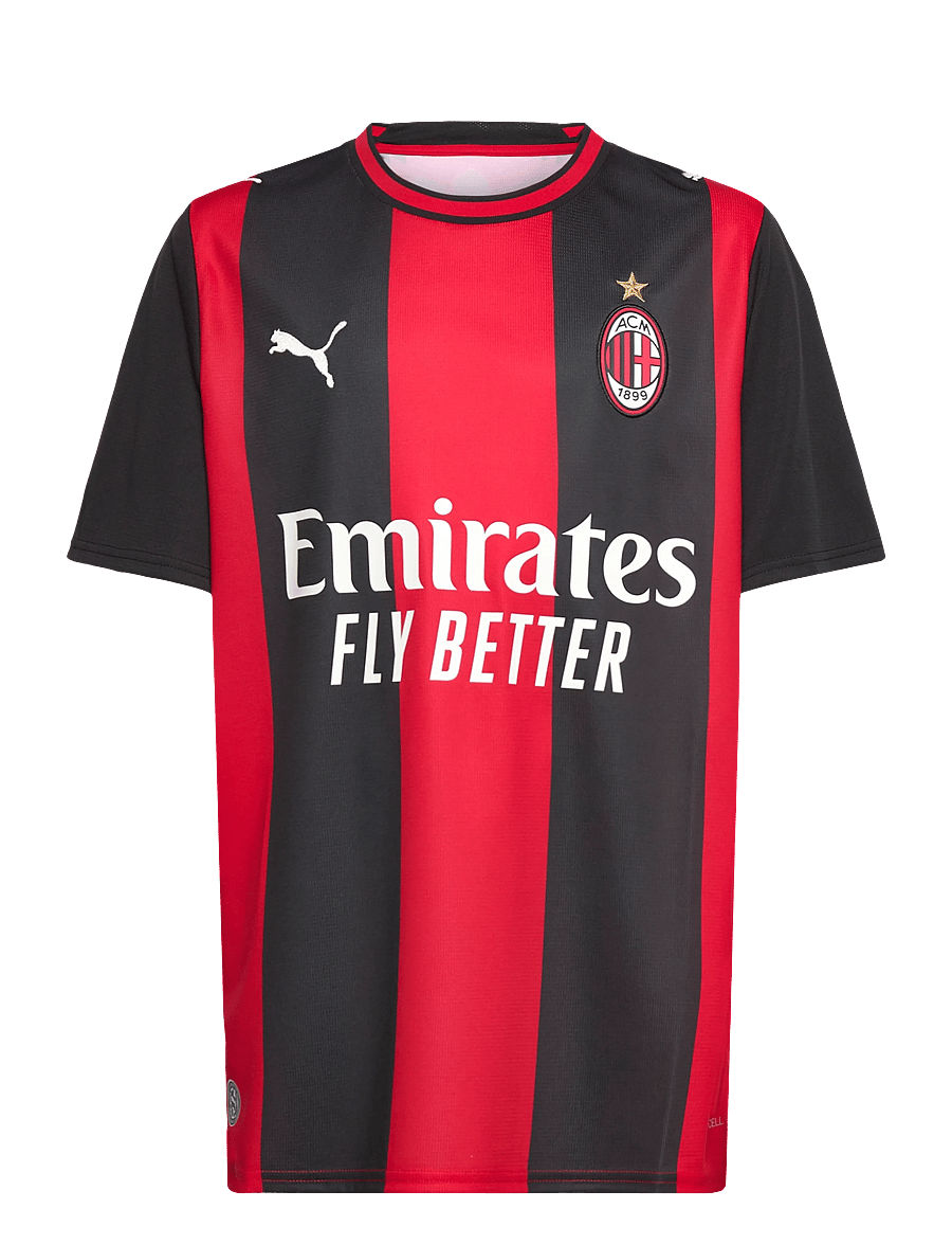 PUMA - ACM Home Jersey Replica Jr - sporditopid - puma black-for all time red - 0