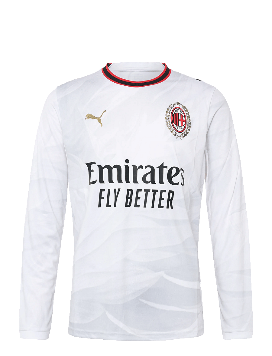 PUMA - ACM Away Jersey Replica LS - puma white-victory gold - 0