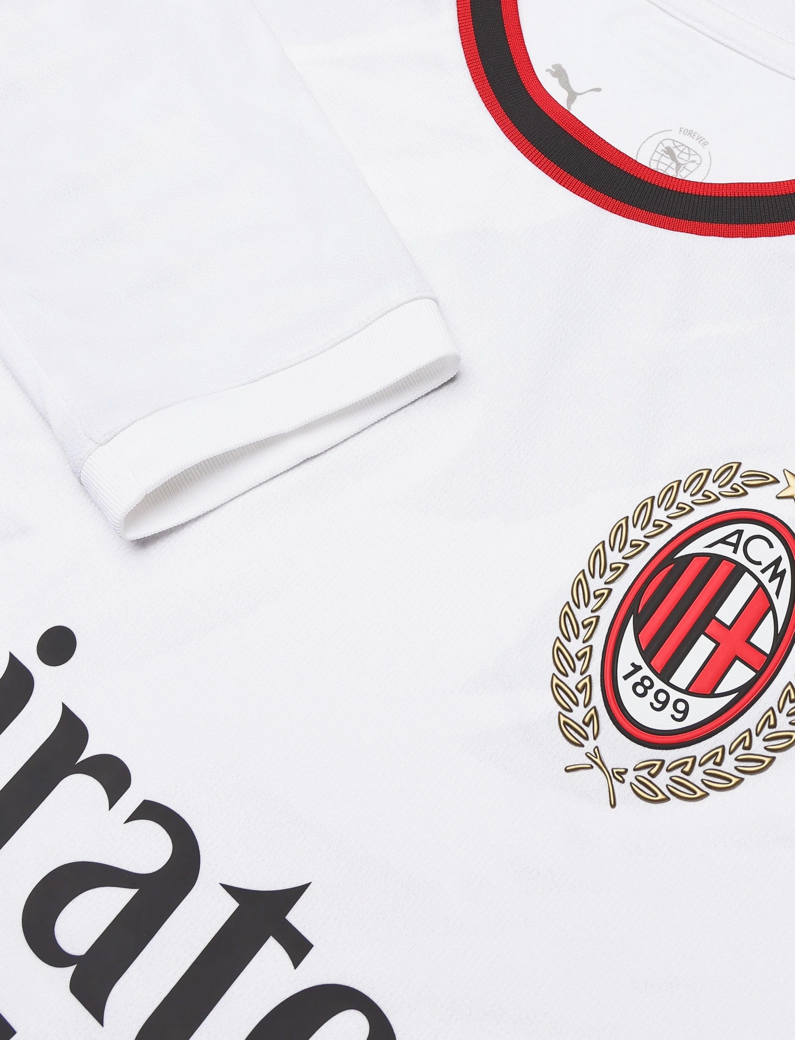 PUMA - ACM Away Jersey Replica LS - puma white-victory gold - 2