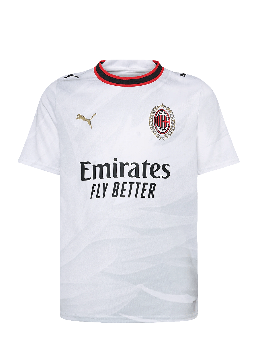 PUMA - AC Milan Away Jersey Replica Jr - sporta topi - puma white-victory gold - 0