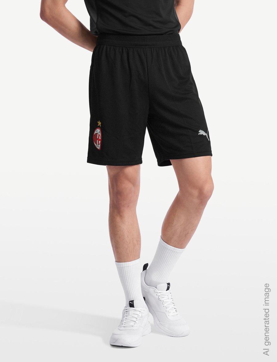 PUMA - AC Milan Shorts Replica - trainingsshorts - puma black-for all time red - 3