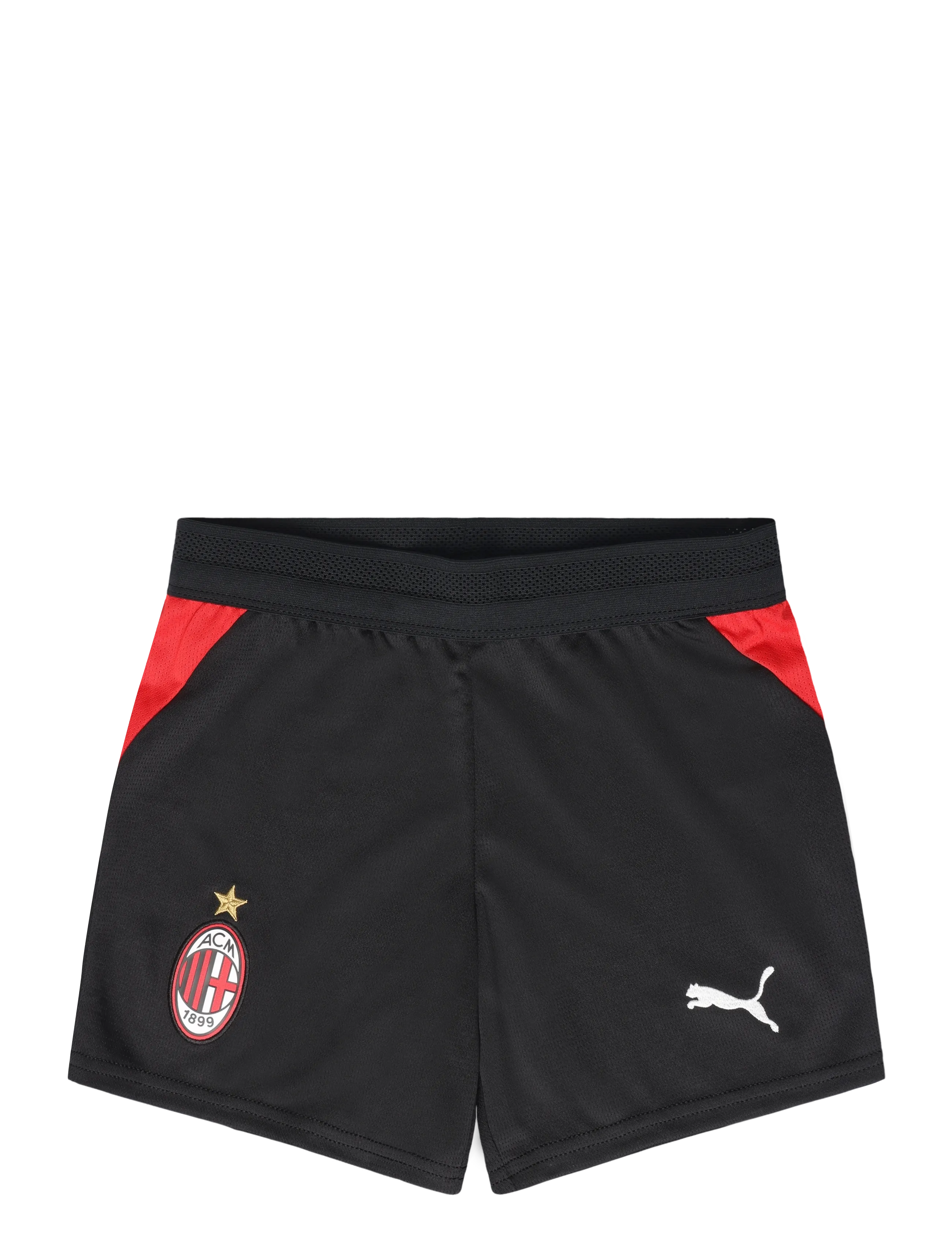 PUMA ACM Shorts Replica Jr - Szorty - PUMA BLACK-FOR ALL TIME RED / black