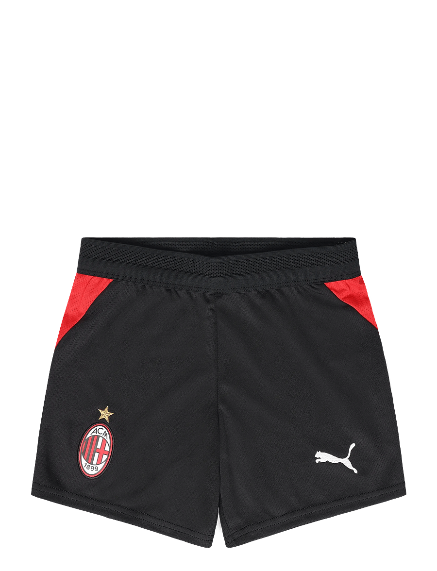 PUMA - ACM Shorts Replica Jr - lühikesed spordipüksid - puma black-for all time red - 0