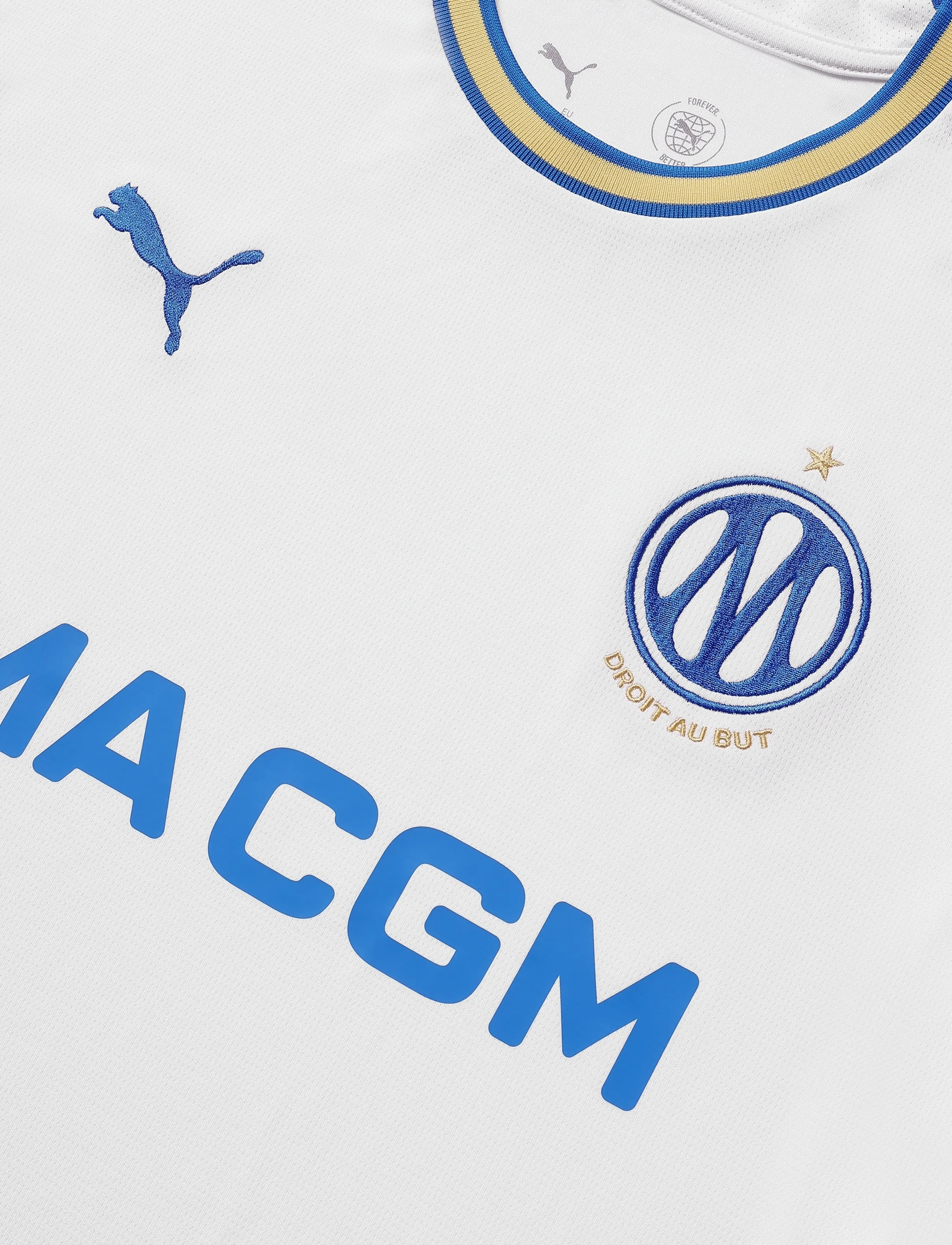 PUMA - OM Home Jersey Replica - puma white-puma team royal - 2