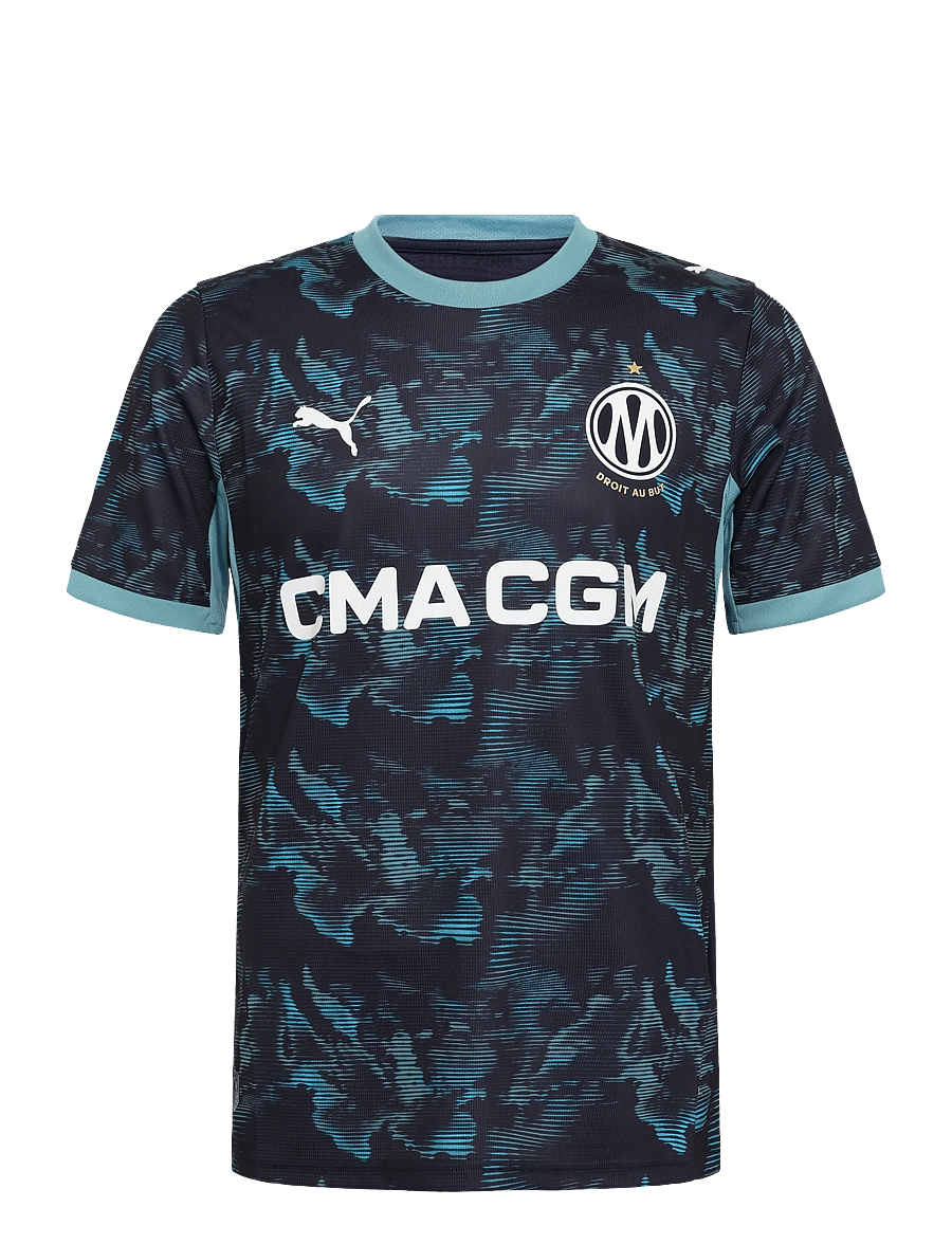 PUMA - Olympique de Marseille Away Jersey Replica - fußballoberteile - new navy-baltic sea blue - 0